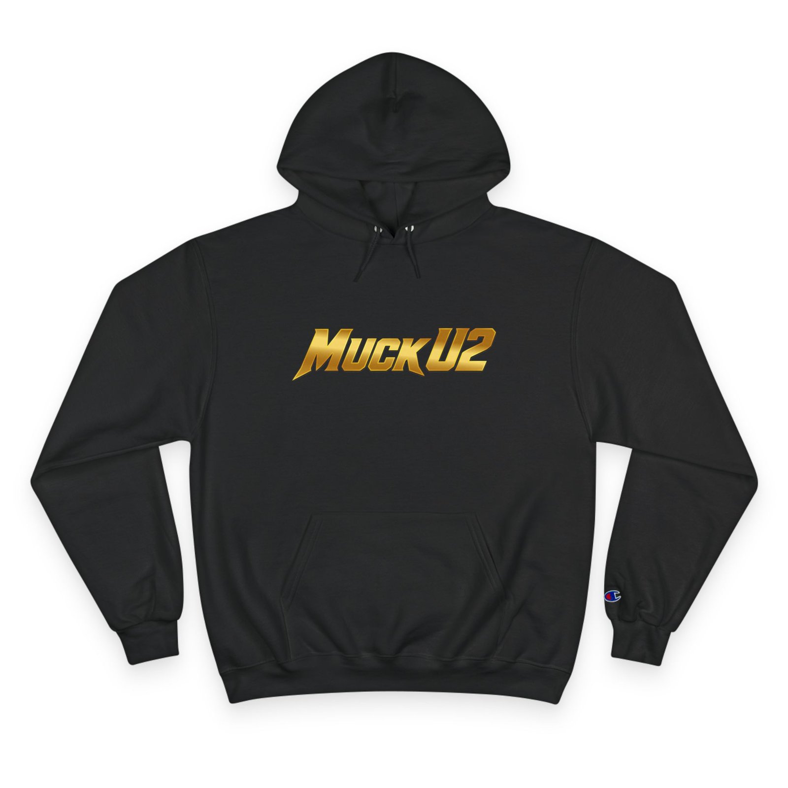 MuckU2 Hoodie – Gold Logo Poker Pullover