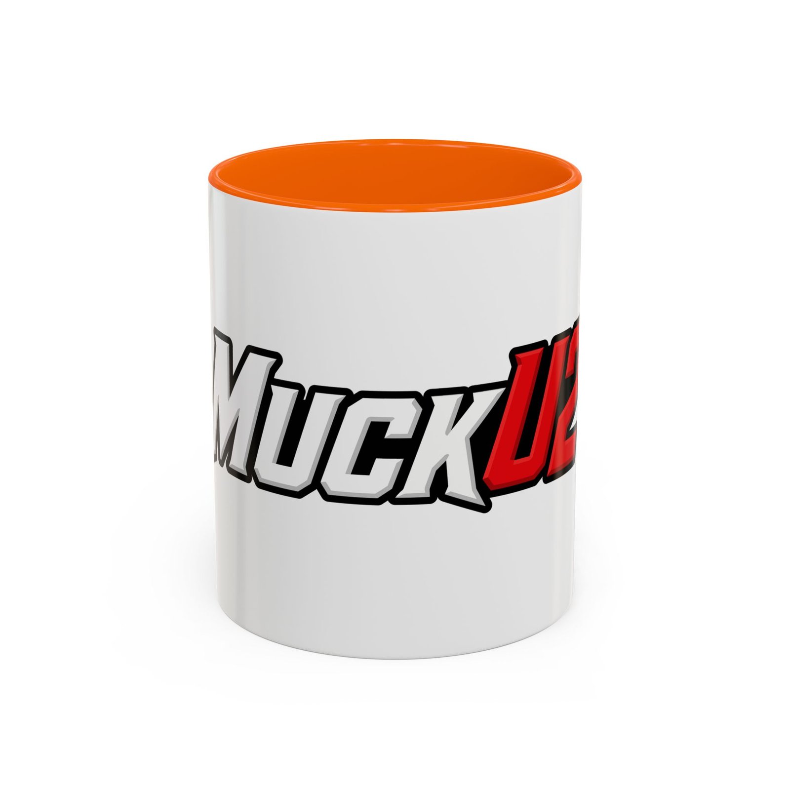 MuckU2 Mug – White & Red Logo Poker Coffee Mug