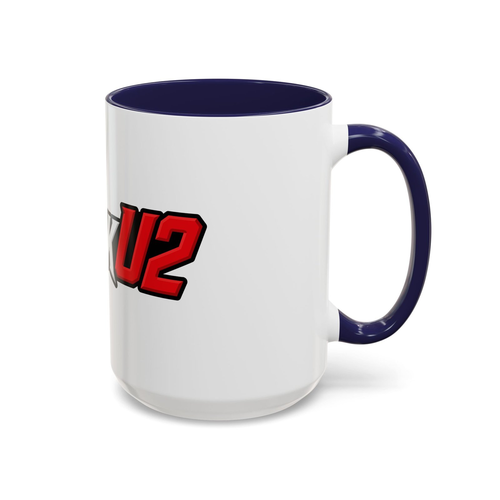 MuckU2 Mug – White & Red Logo Poker Coffee Mug
