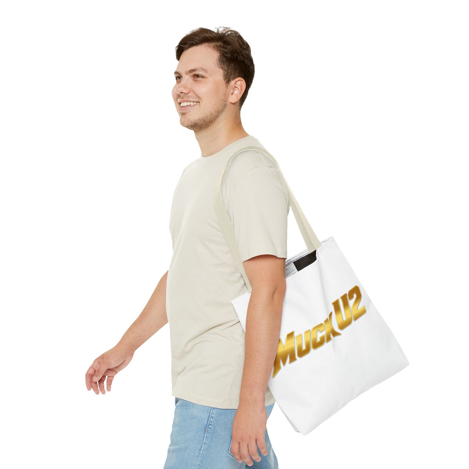 MuckU2 Tote Bag – Gold Logo Poker Bag