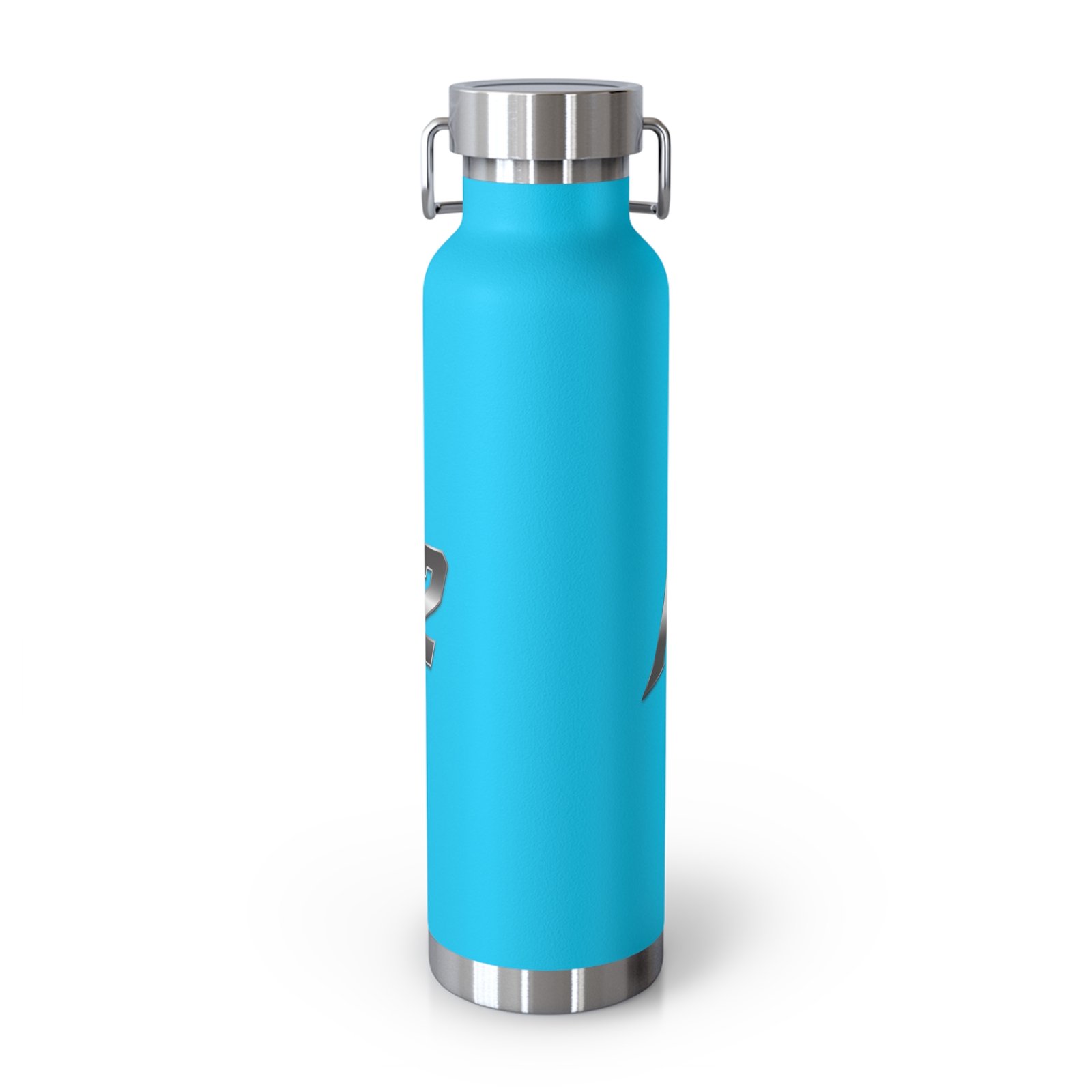 MuckU2 Insulated Water Bottle – Gradient Silver Poker Logo
