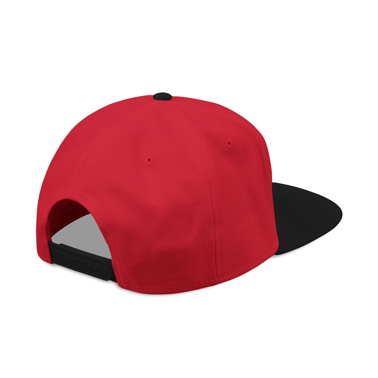 MuckU2 Snapback Poker Cap – Gradient Silver & Red Logo