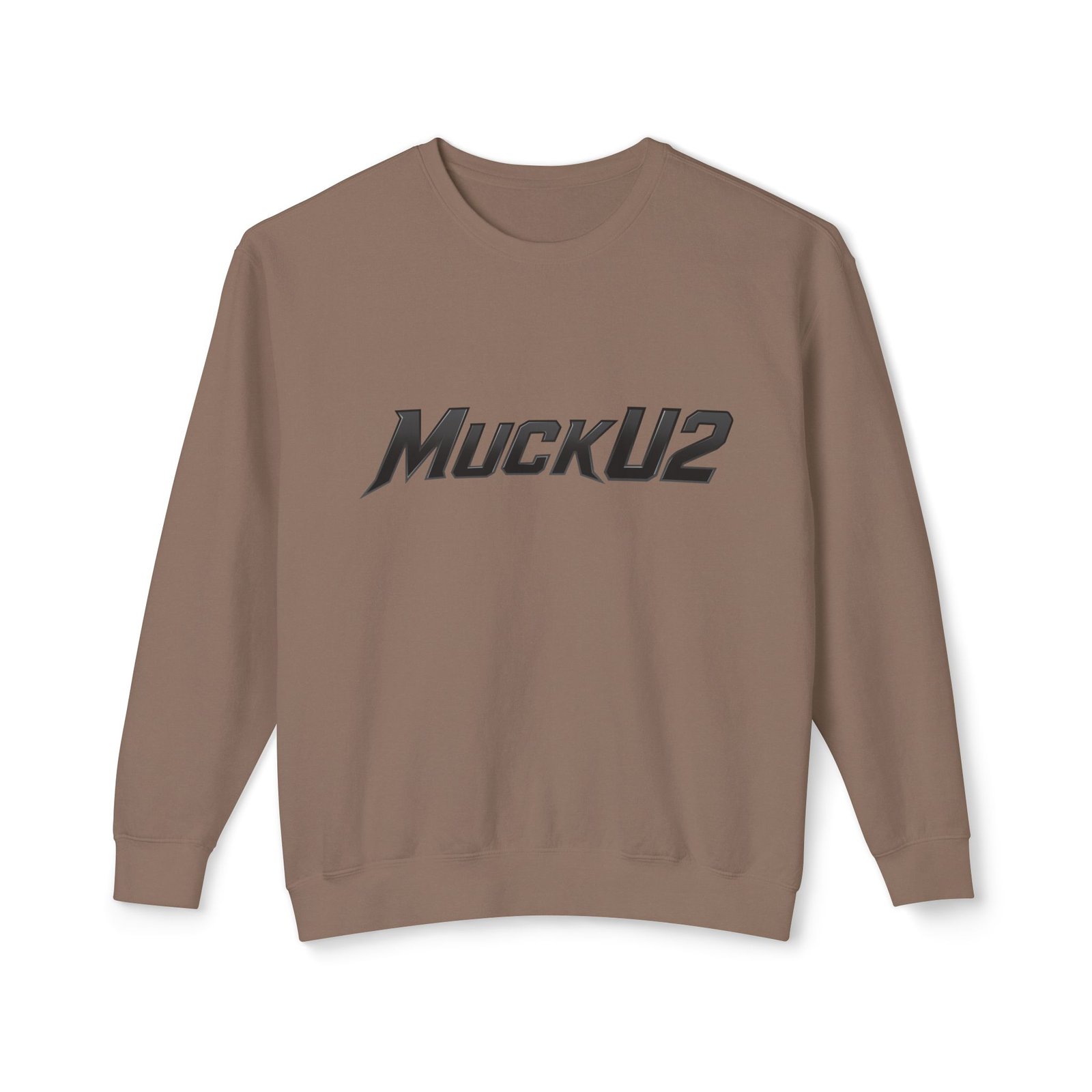 MuckU2 Sweatshirt – Black Logo Poker Crewneck