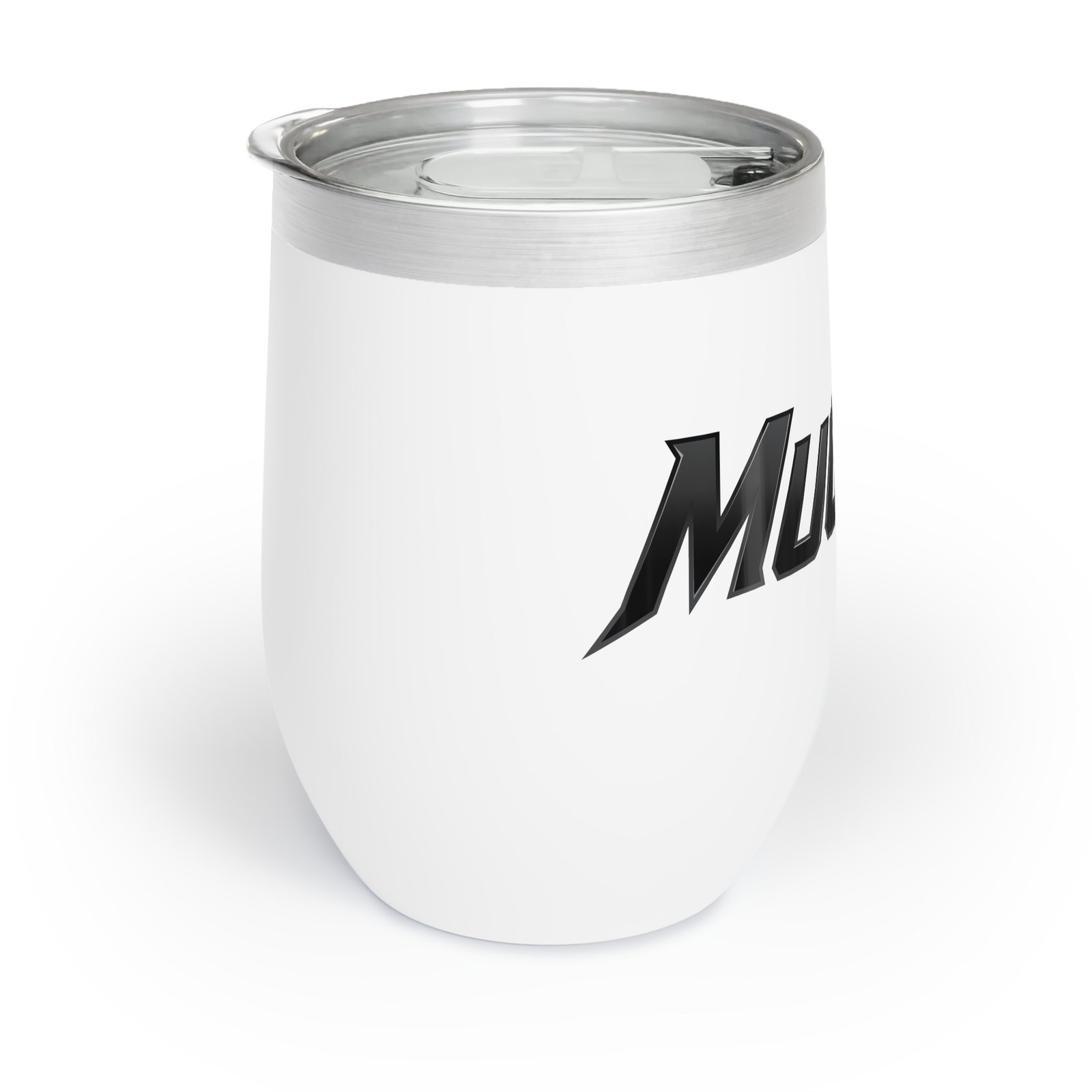 MuckU2 Wine Tumbler – Black Poker Logo