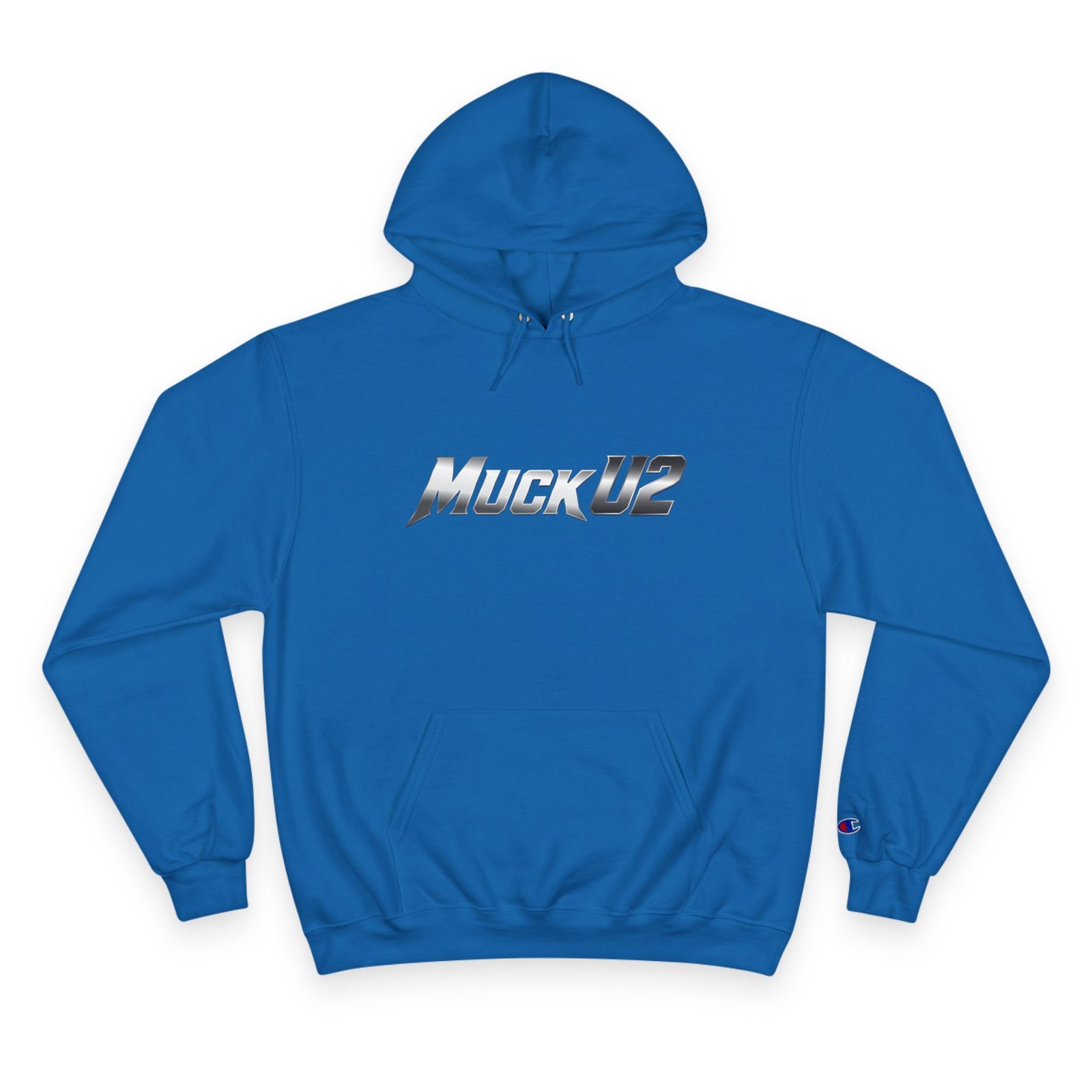 MuckU2 Hoodie – Silver Logo Poker Pullover