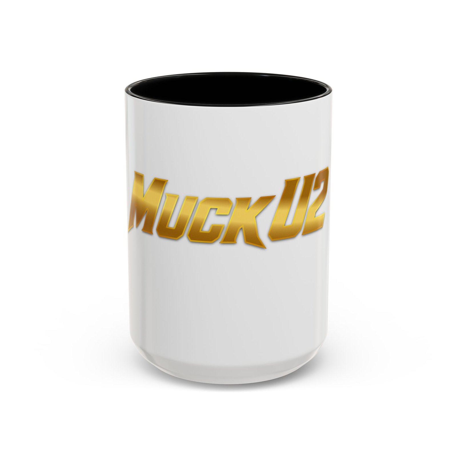 MuckU2 Mug – Gold Logo Poker Coffee Mug