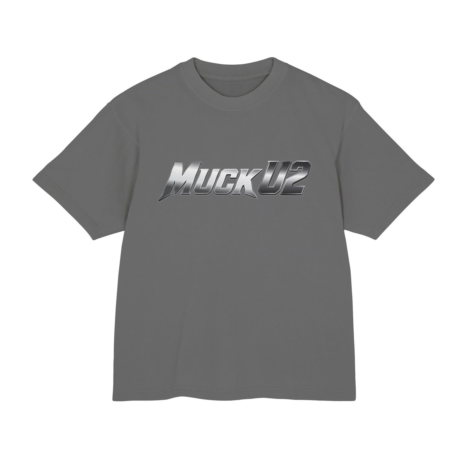 MuckU2 T-Shirt – Silver Logo Poker Tee