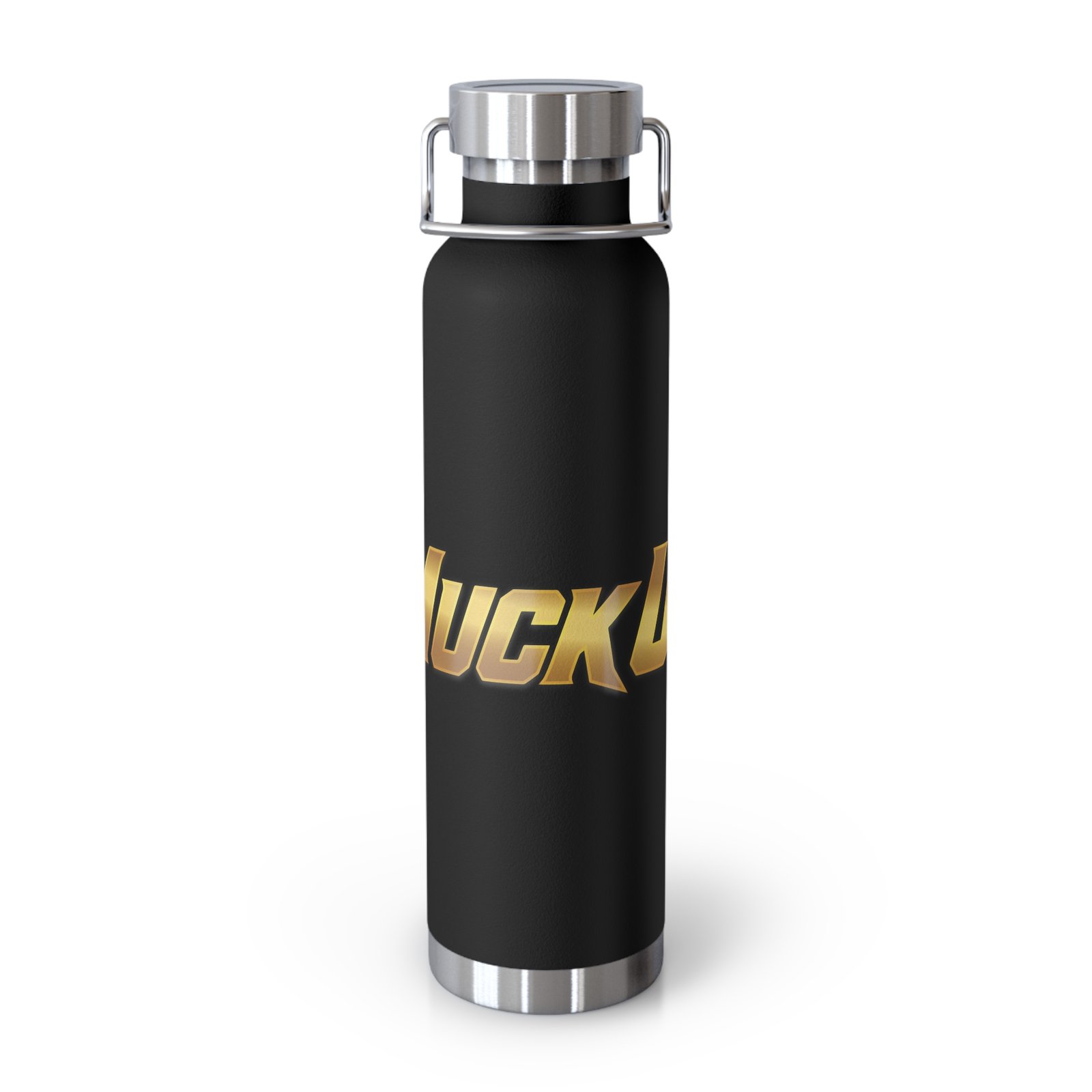 MuckU2 Insulated Water Bottle – Gold Logo