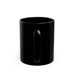 I Just Play Poker Black Mug – White & Red Logo