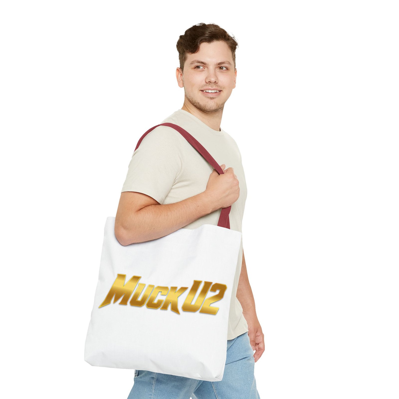 MuckU2 Tote Bag – Gold Logo Poker Bag