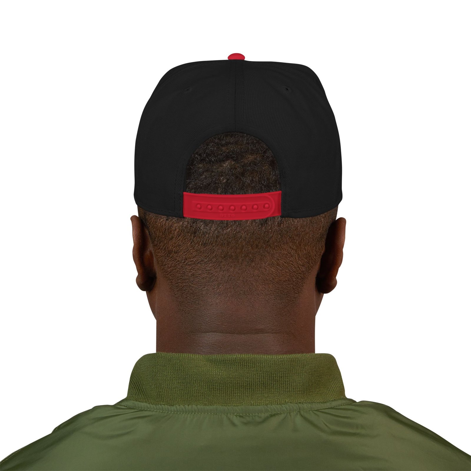 MuckU2 Snapback Poker Cap – Black & Red Logo