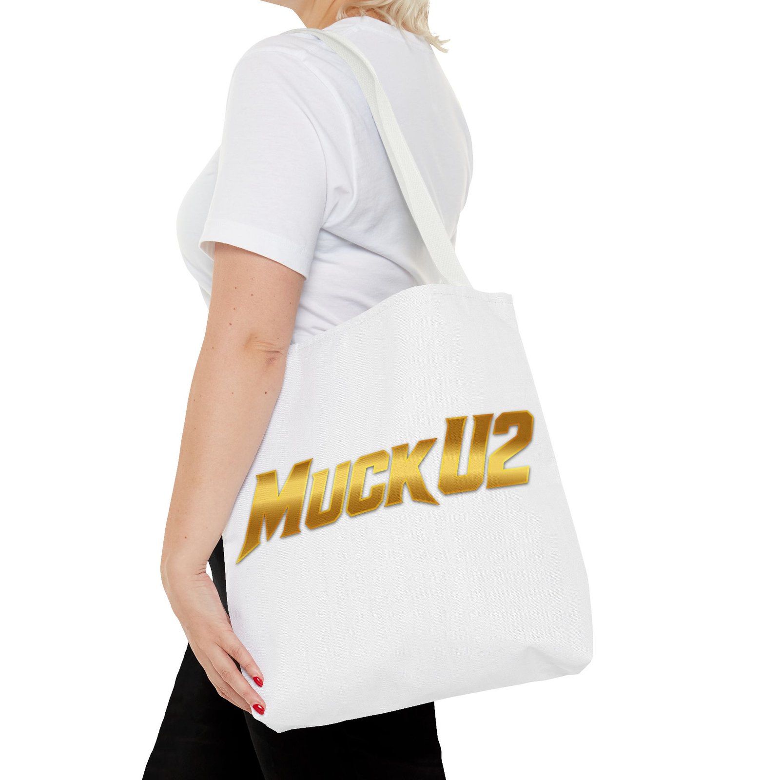 MuckU2 Tote Bag – Gold Logo Poker Bag