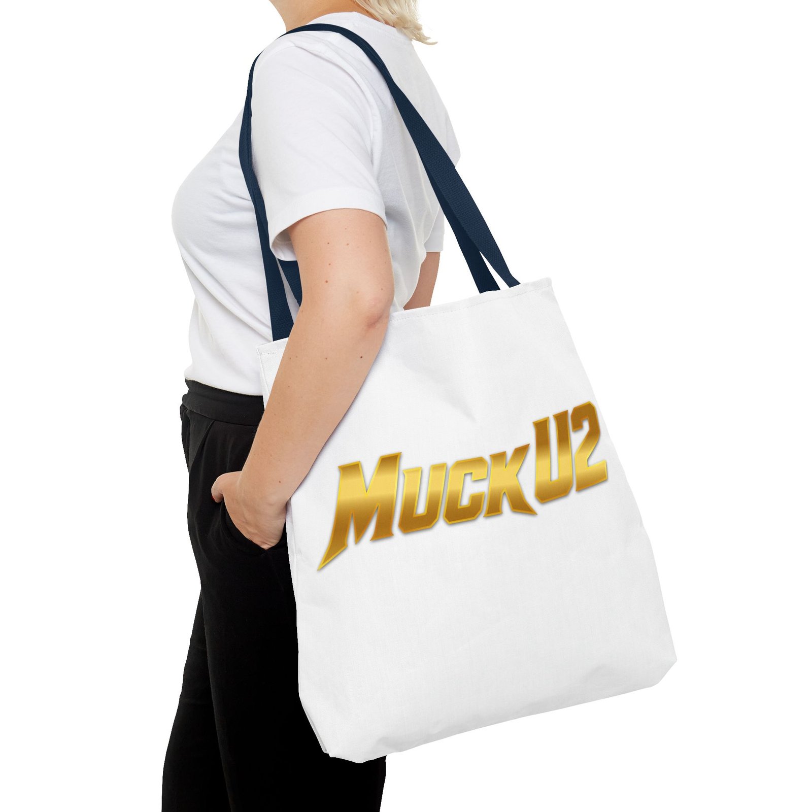MuckU2 Tote Bag – Gold Logo Poker Bag
