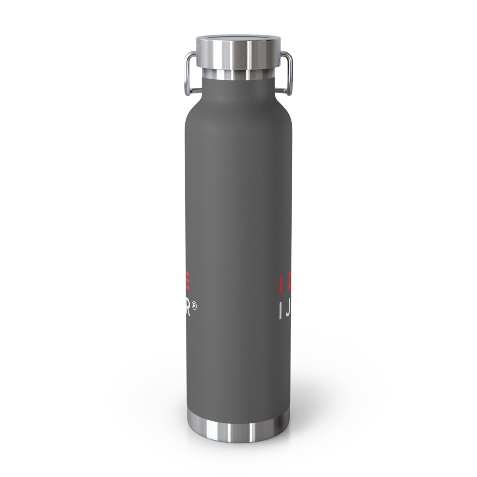 I Don’t Gamble, I Just Play Poker Insulated Water Bottle – Red & Black Logo