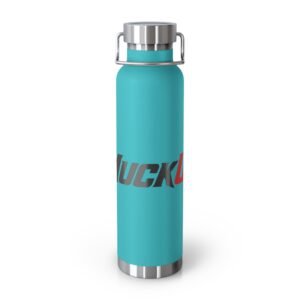 MuckU2 Insulated Water Bottle – Black & Red Logo
