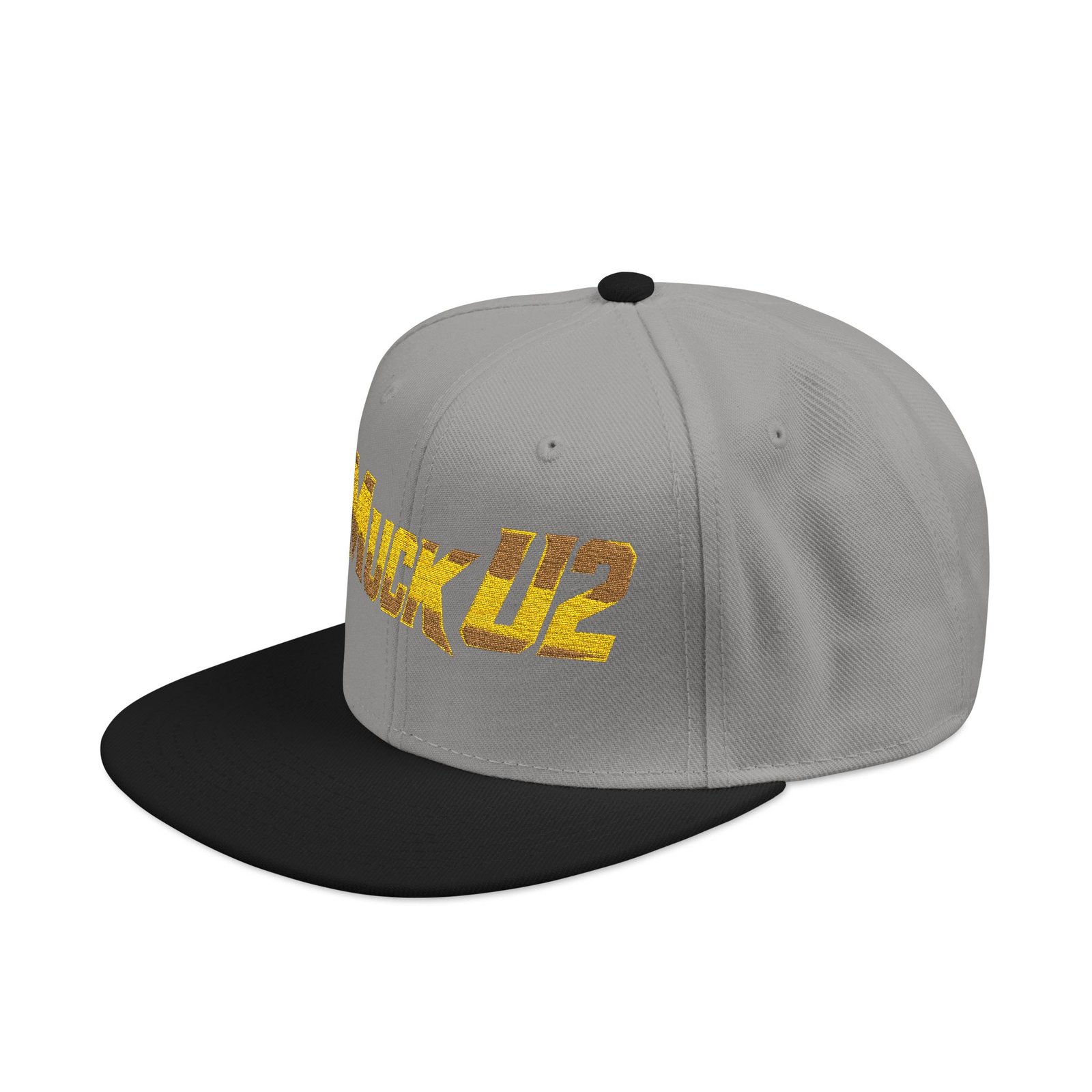 MuckU2 Snapback Poker Cap – Gold Logo