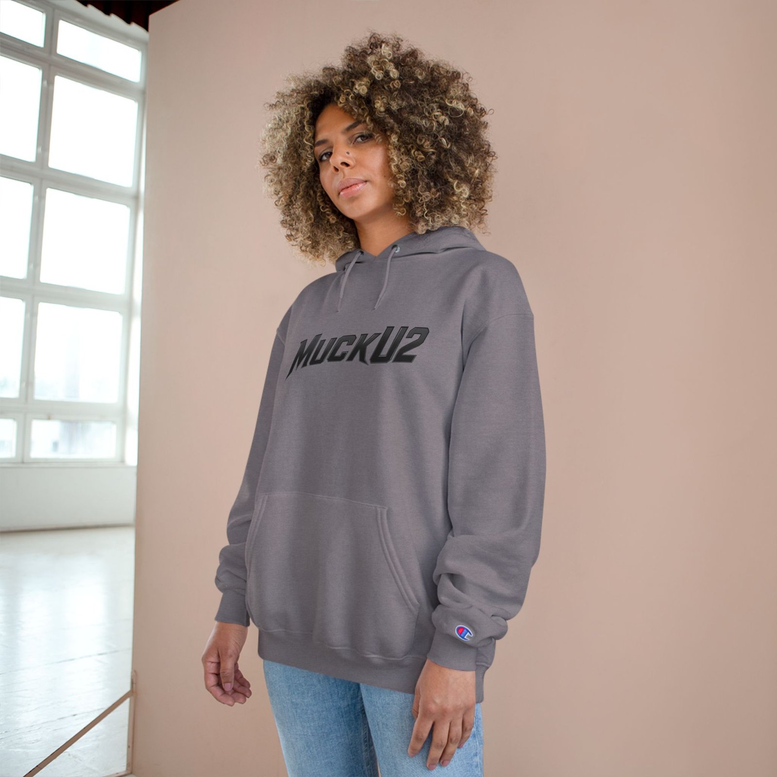 MuckU2 Hoodie – Black Logo Poker Pullover