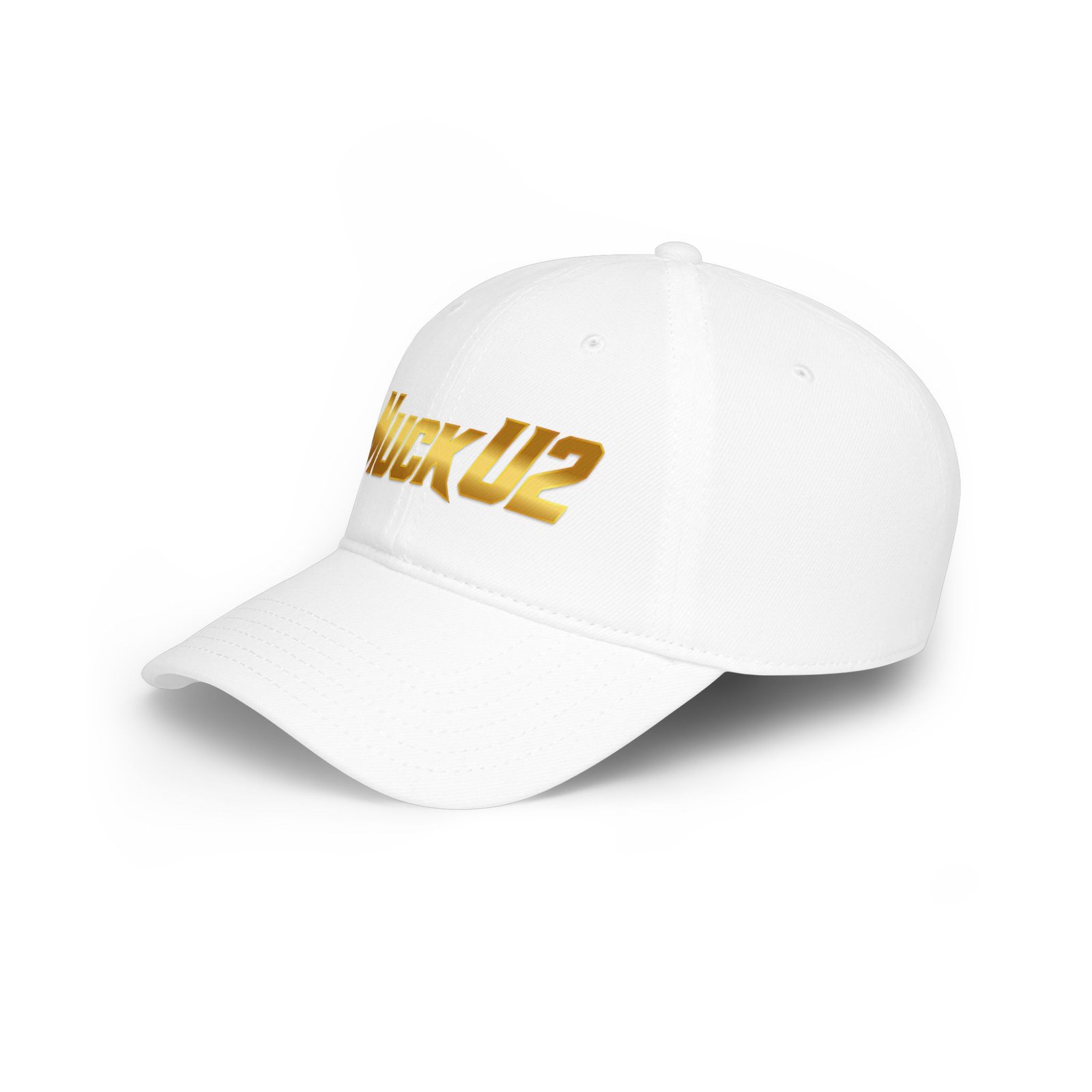 MuckU2 Poker Cap – Gold Logo Baseball Hat