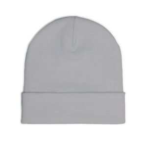 I Just Play Poker Beanie – White & Red Logo