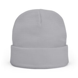 I Just Play Poker Beanie – White & Red Logo