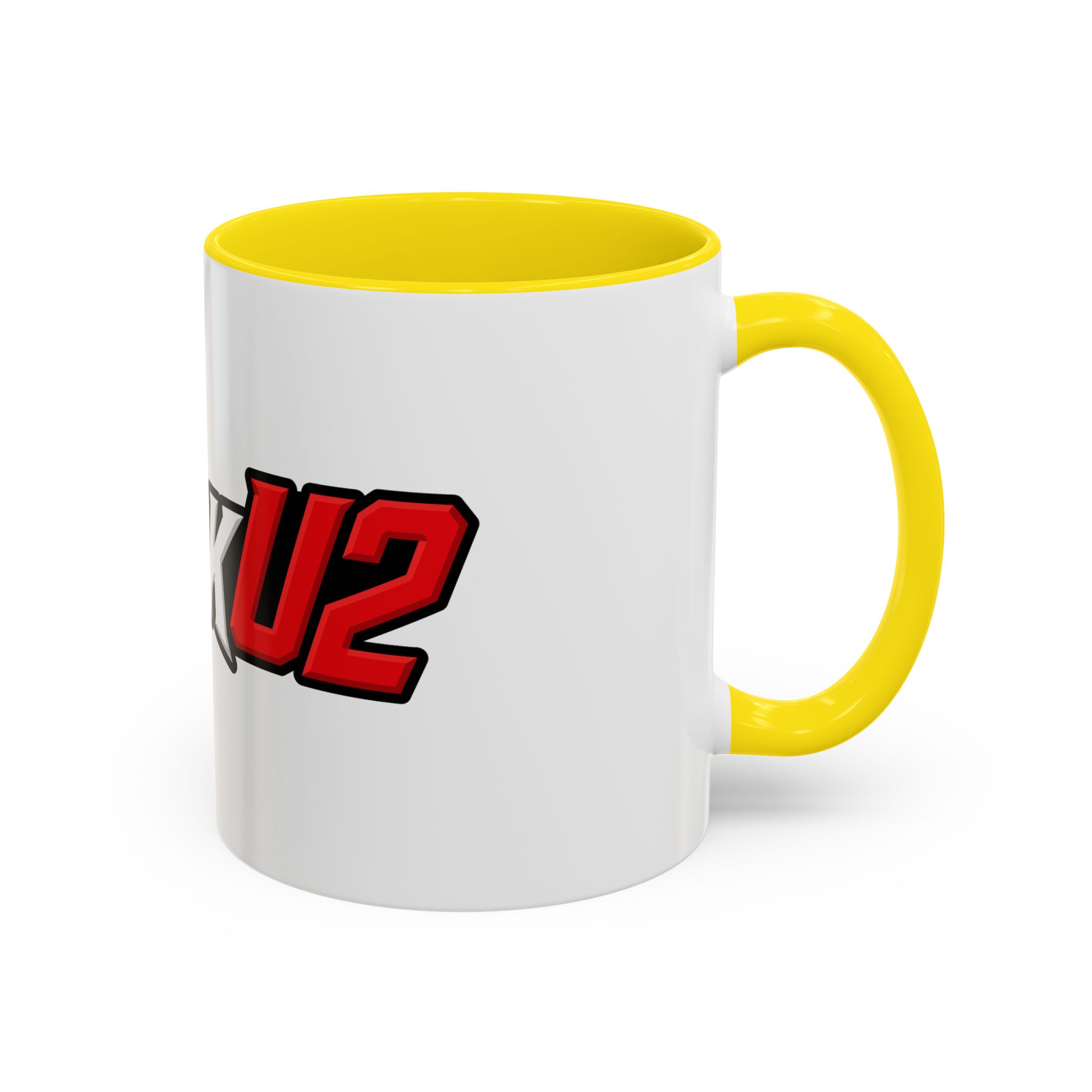 MuckU2 Mug – White & Red Logo Poker Coffee Mug