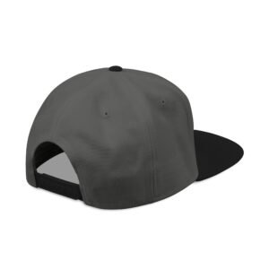 MuckU2 Snapback Poker Cap – White & Red Logo