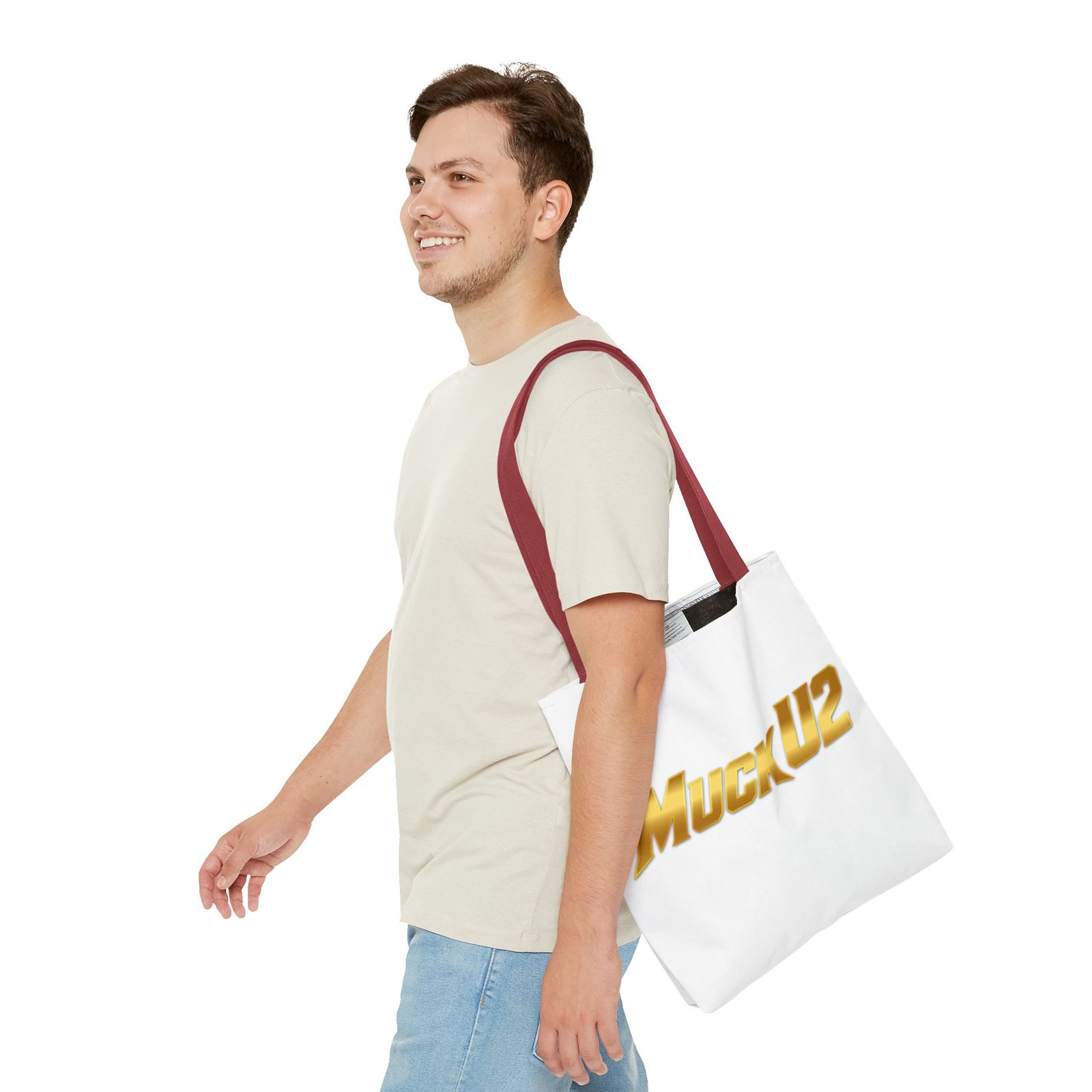 MuckU2 Tote Bag – Gold Logo Poker Bag
