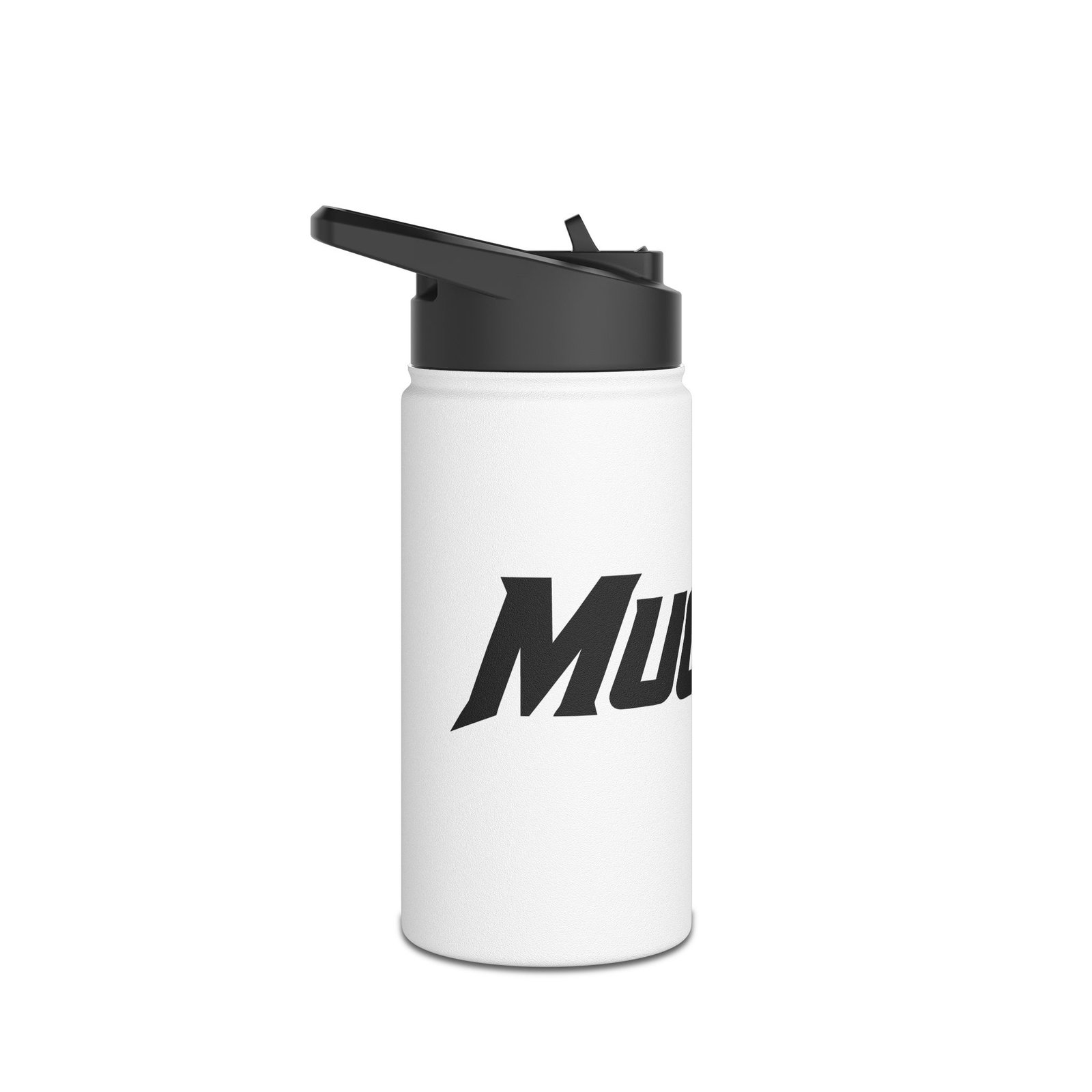 MuckU2 Stainless Steel Water Bottle – Black & Red Poker Logo