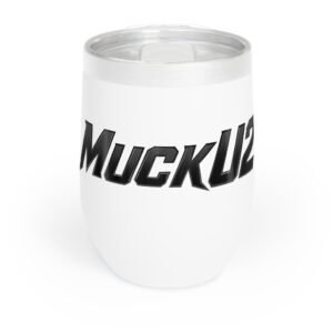 MuckU2 Wine Tumbler – Black Poker Logo