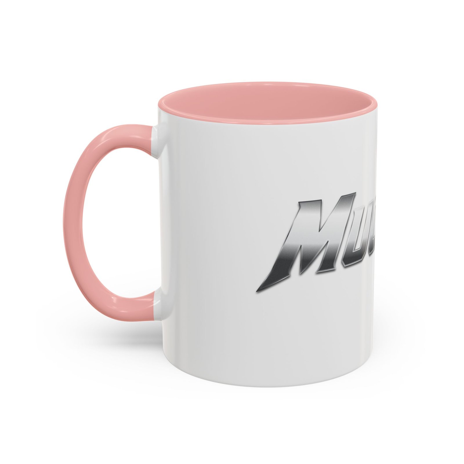 MuckU2 Mug – Silver & Red Logo Poker Coffee Mug