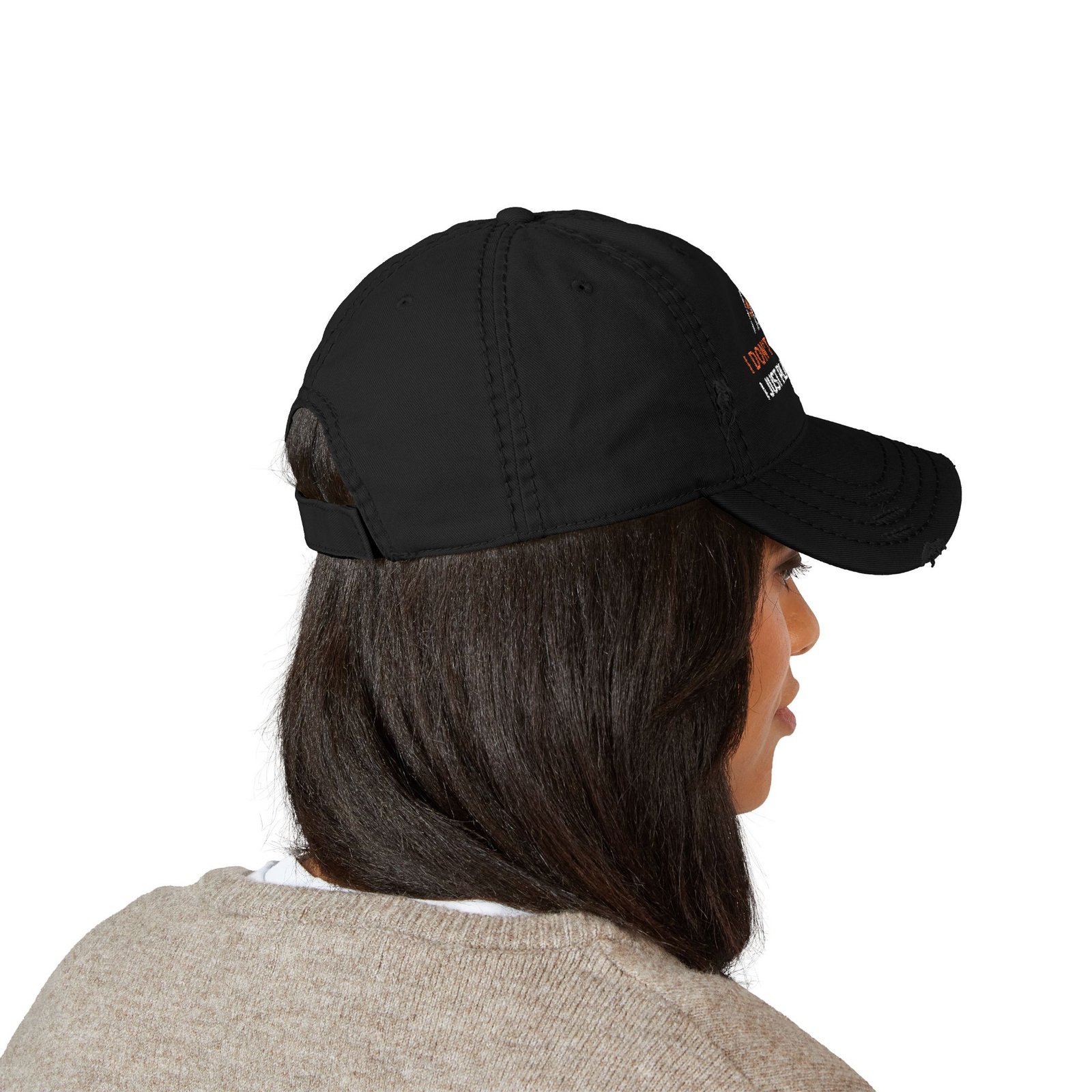 I Don’t Gamble, I Just Play Poker Distressed Dad Hat – Red & White Poker Logo