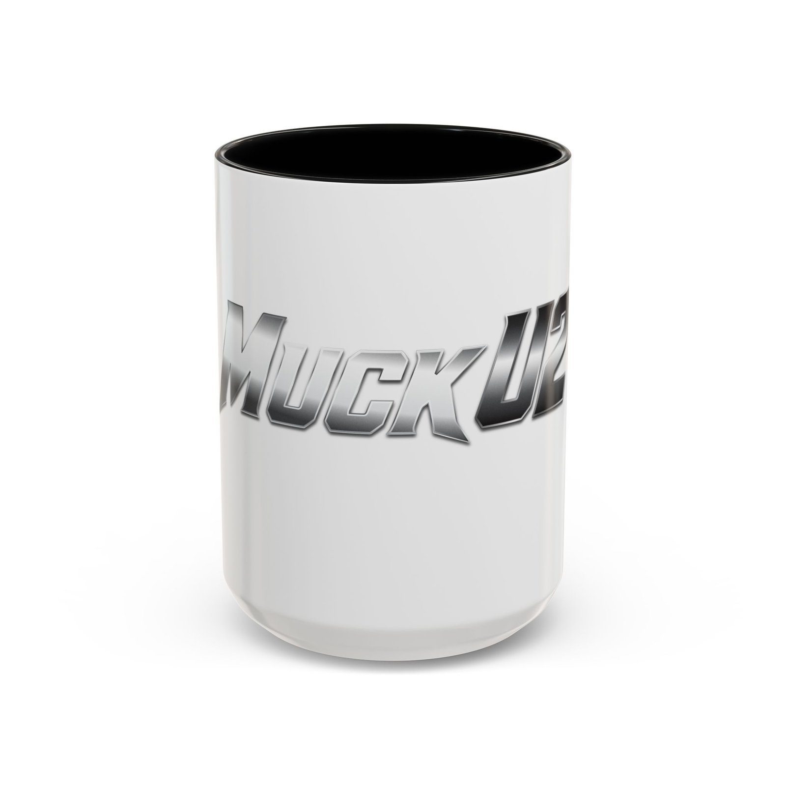 MuckU2 Mug – Silver Logo Poker Coffee Mug