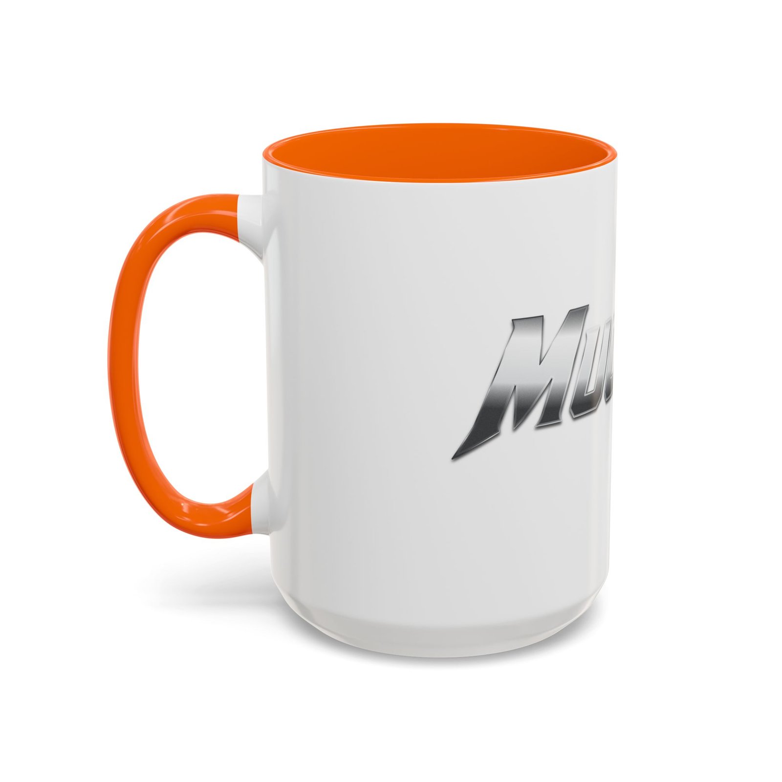 MuckU2 Mug – Silver & Red Logo Poker Coffee Mug