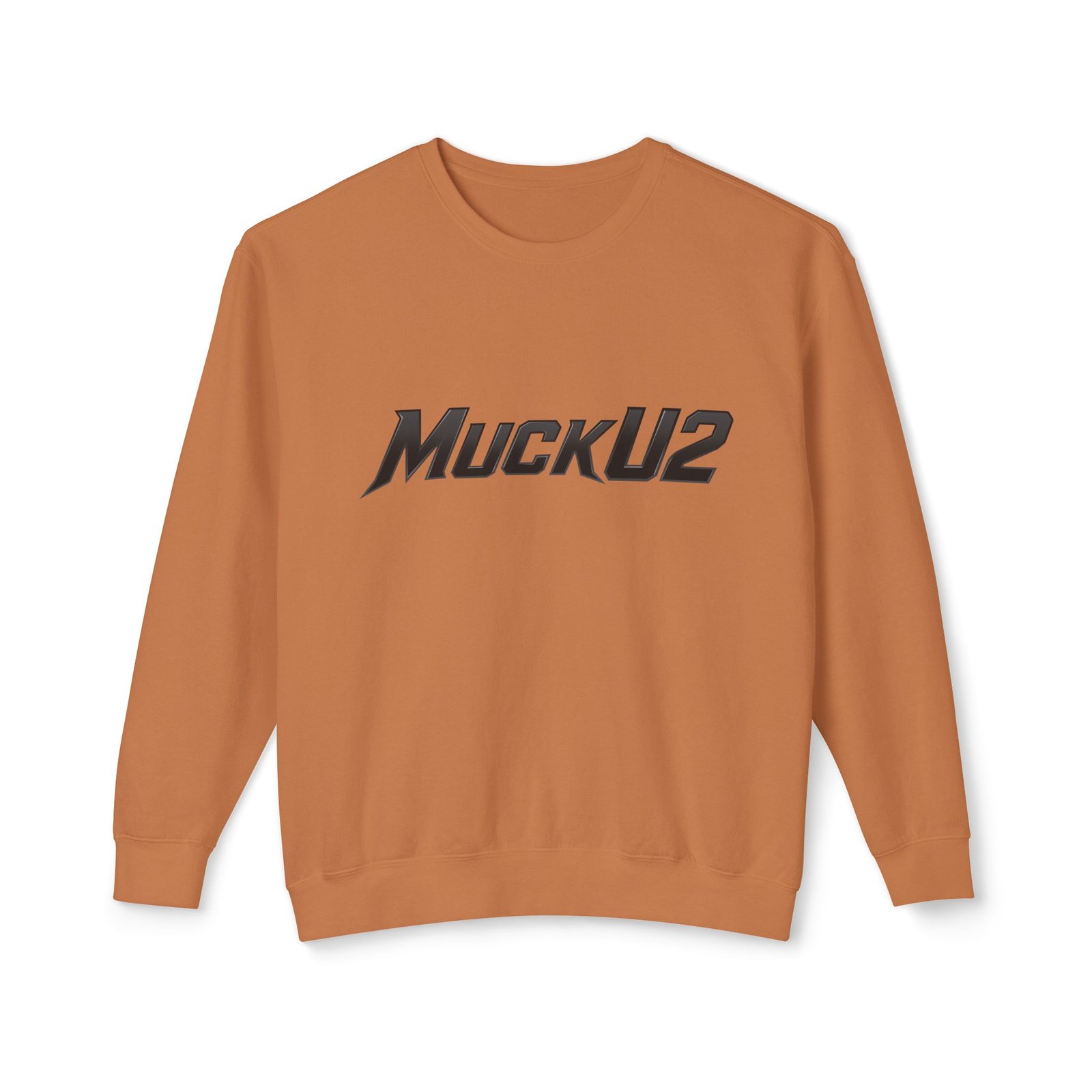 MuckU2 Sweatshirt – Black Logo Poker Crewneck