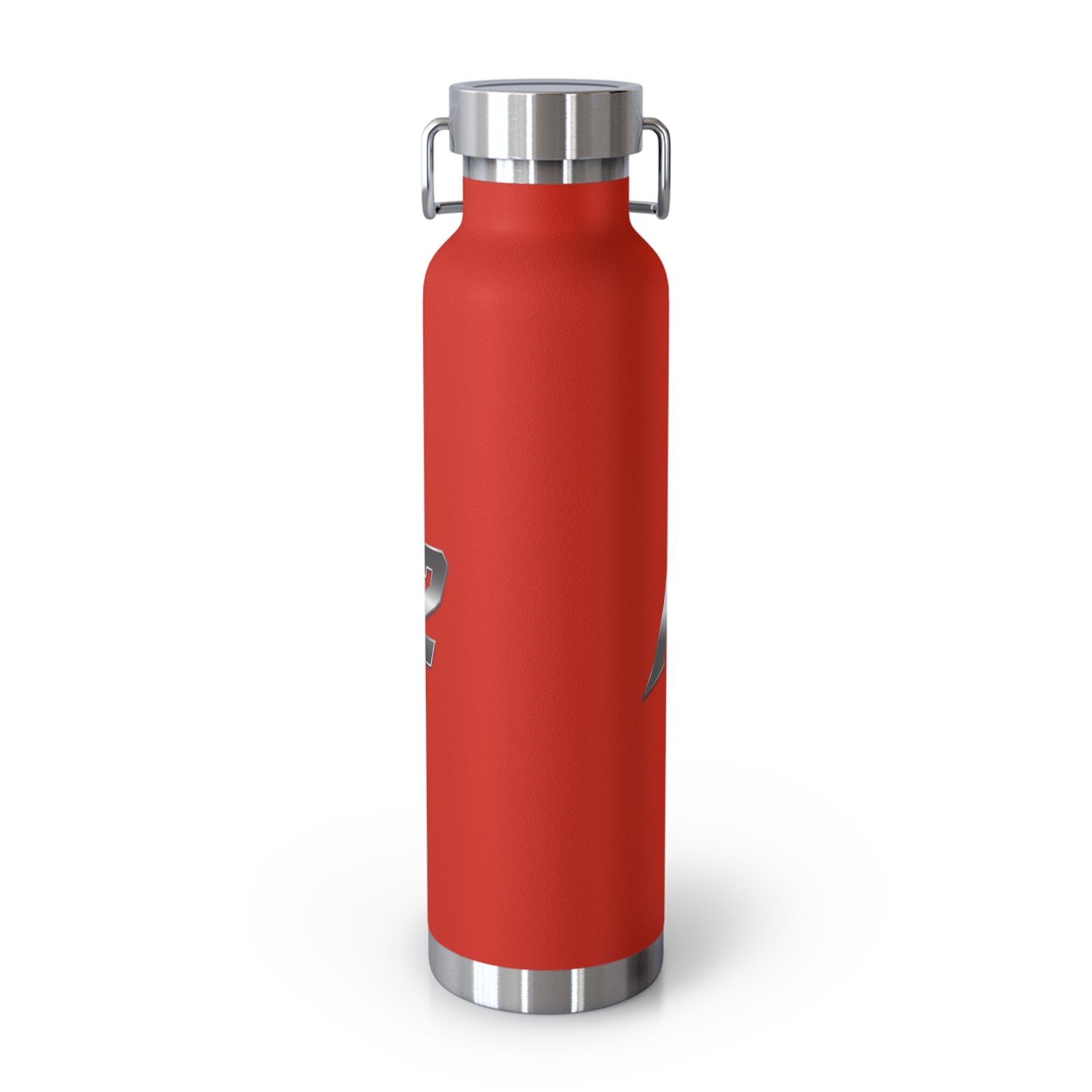 MuckU2 Insulated Water Bottle – Gradient Silver Poker Logo