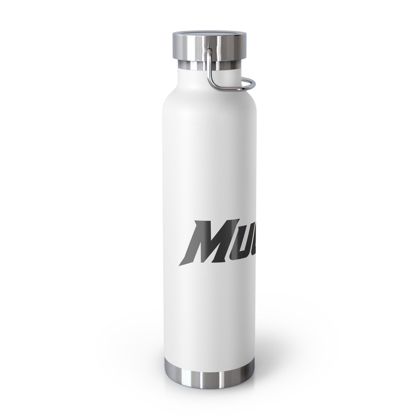 MuckU2 Insulated Water Bottle – Black & Red Logo