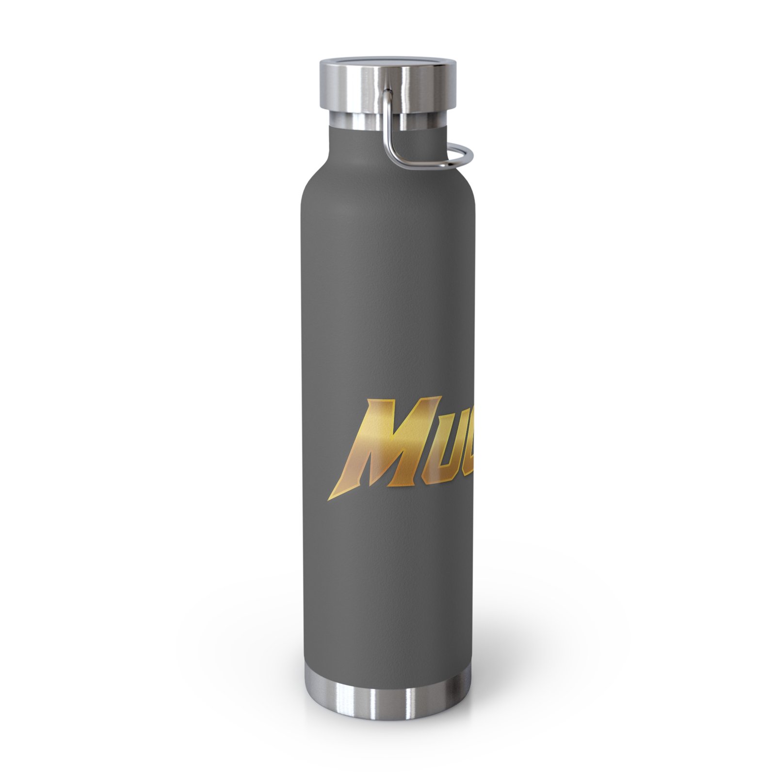 MuckU2 Insulated Water Bottle – Gold Logo