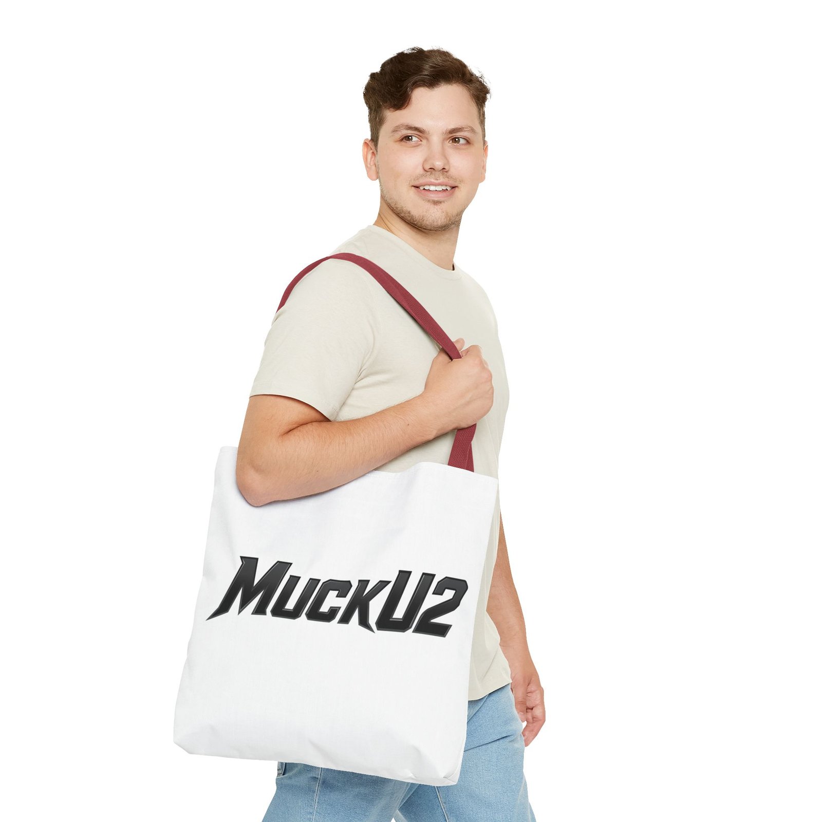 MuckU2 Canvas Tote Bag – Black Poker Logo