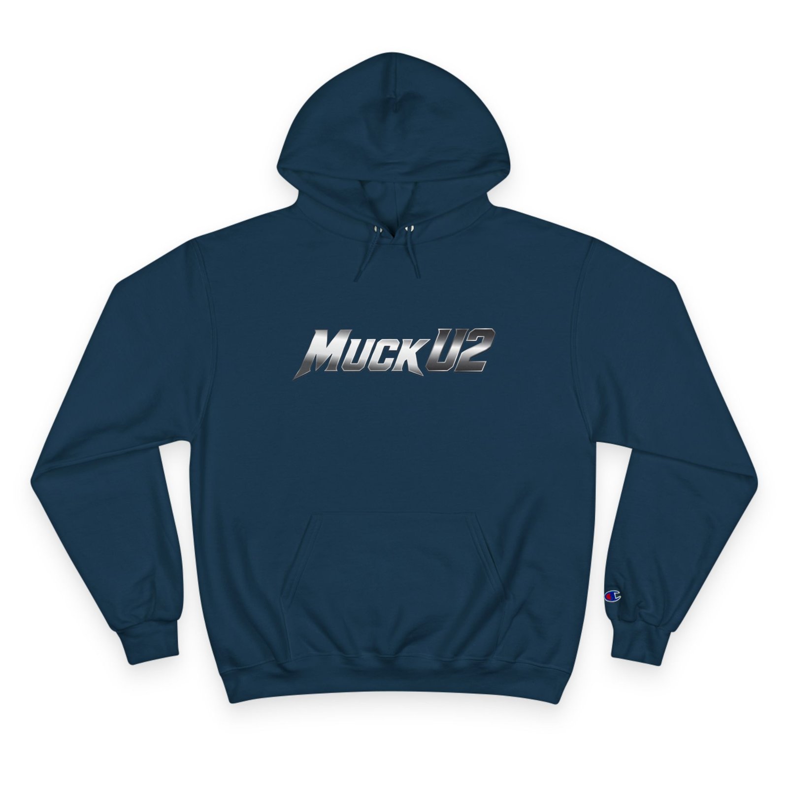 MuckU2 Hoodie – Silver Logo Poker Pullover