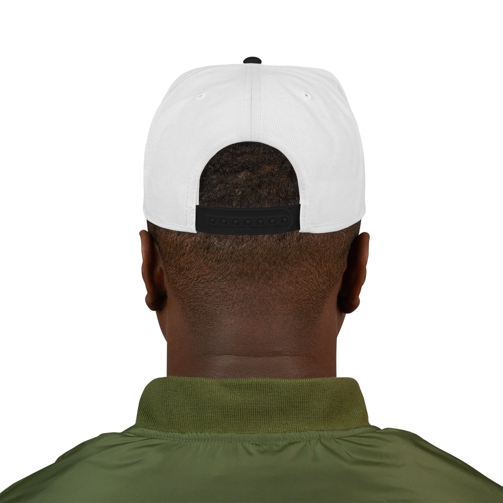 MuckU2 Snapback Poker Cap – White & Red Logo