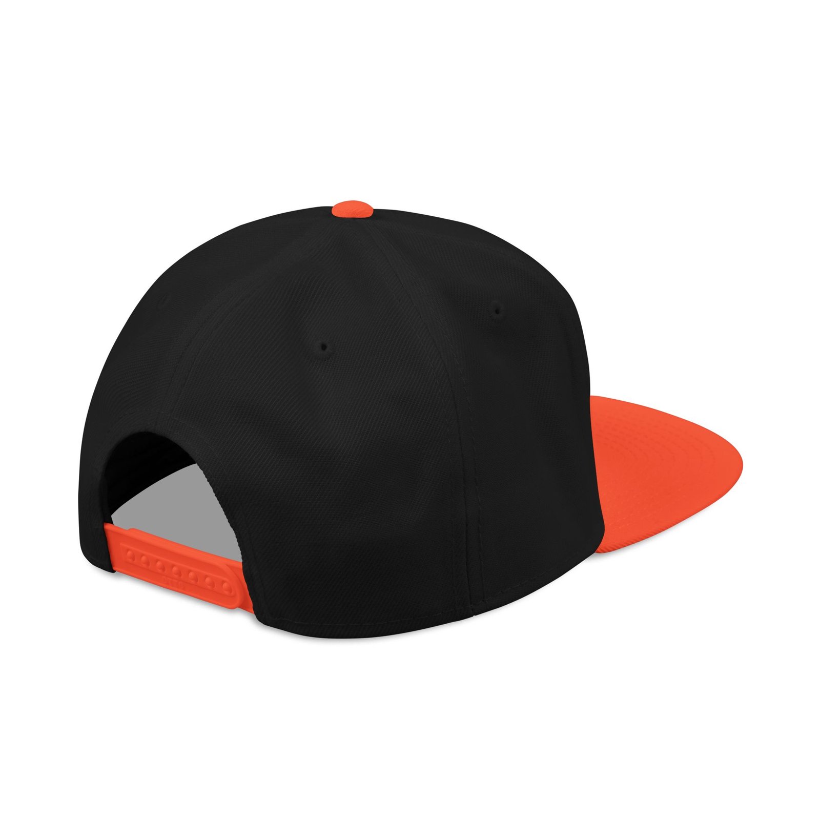 MuckU2 Snapback Poker Cap – White & Red Embroidered Logo