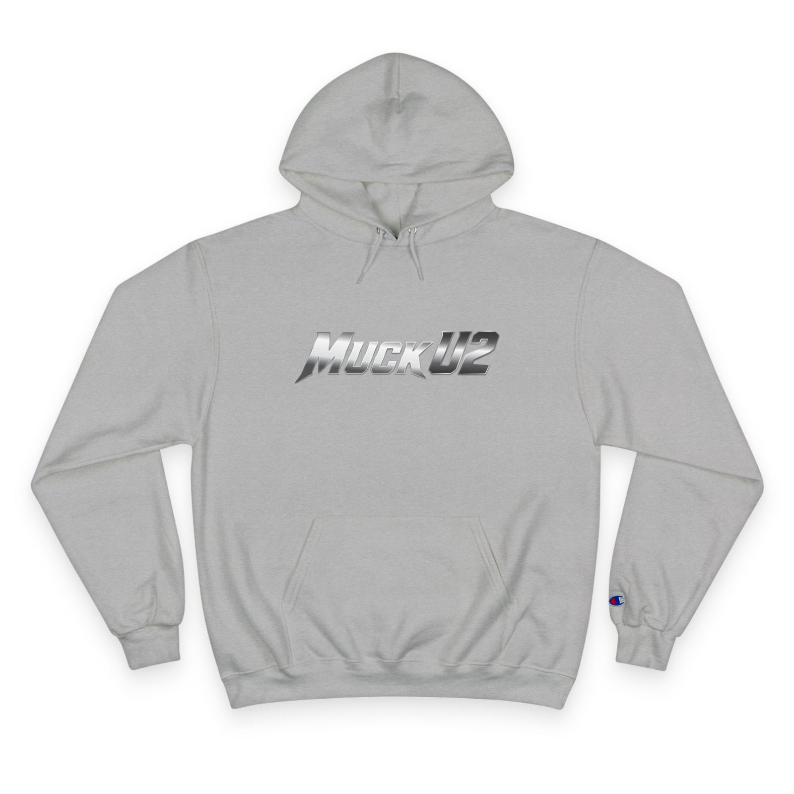 MuckU2 Hoodie – Silver Logo Poker Pullover