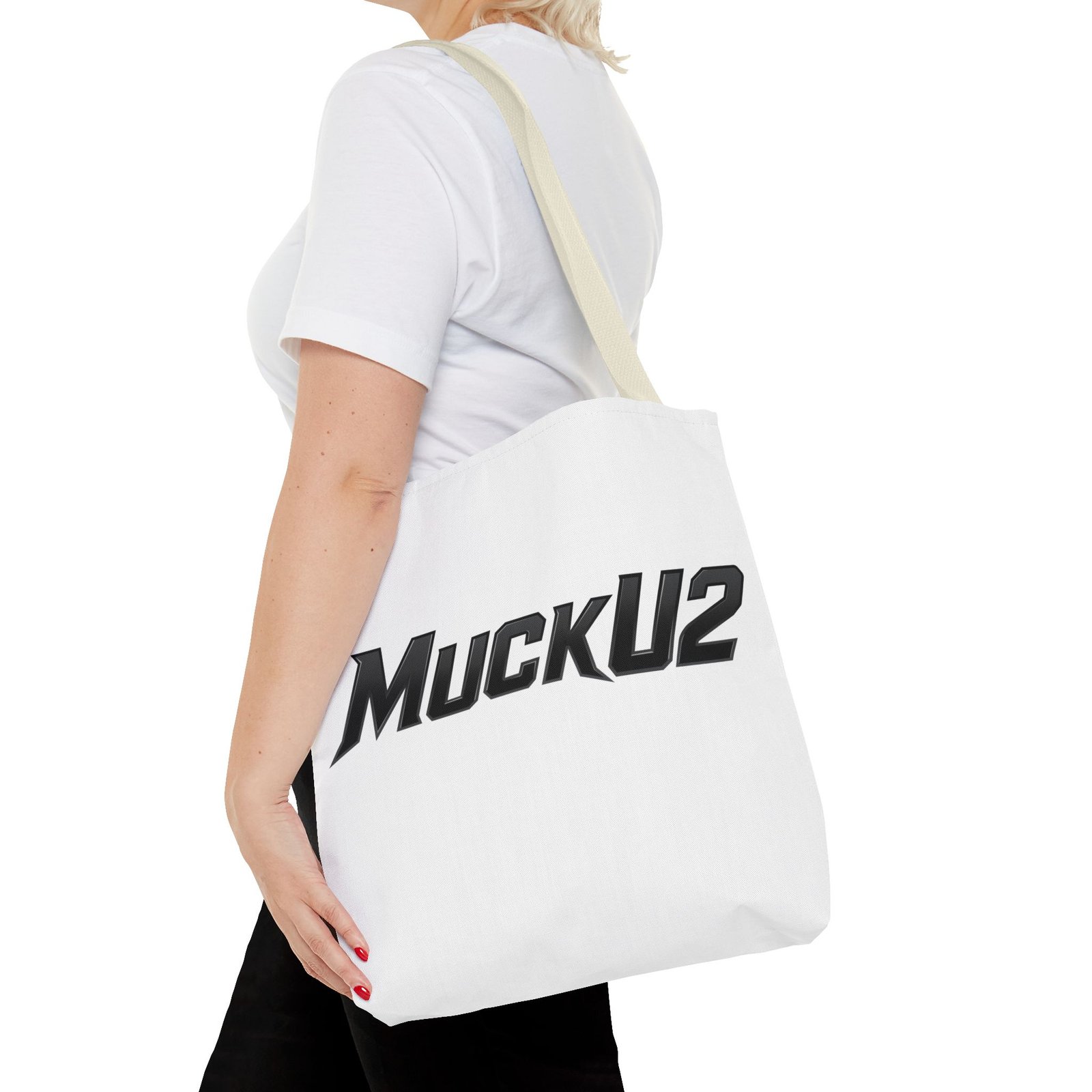 MuckU2 Canvas Tote Bag – Black Poker Logo