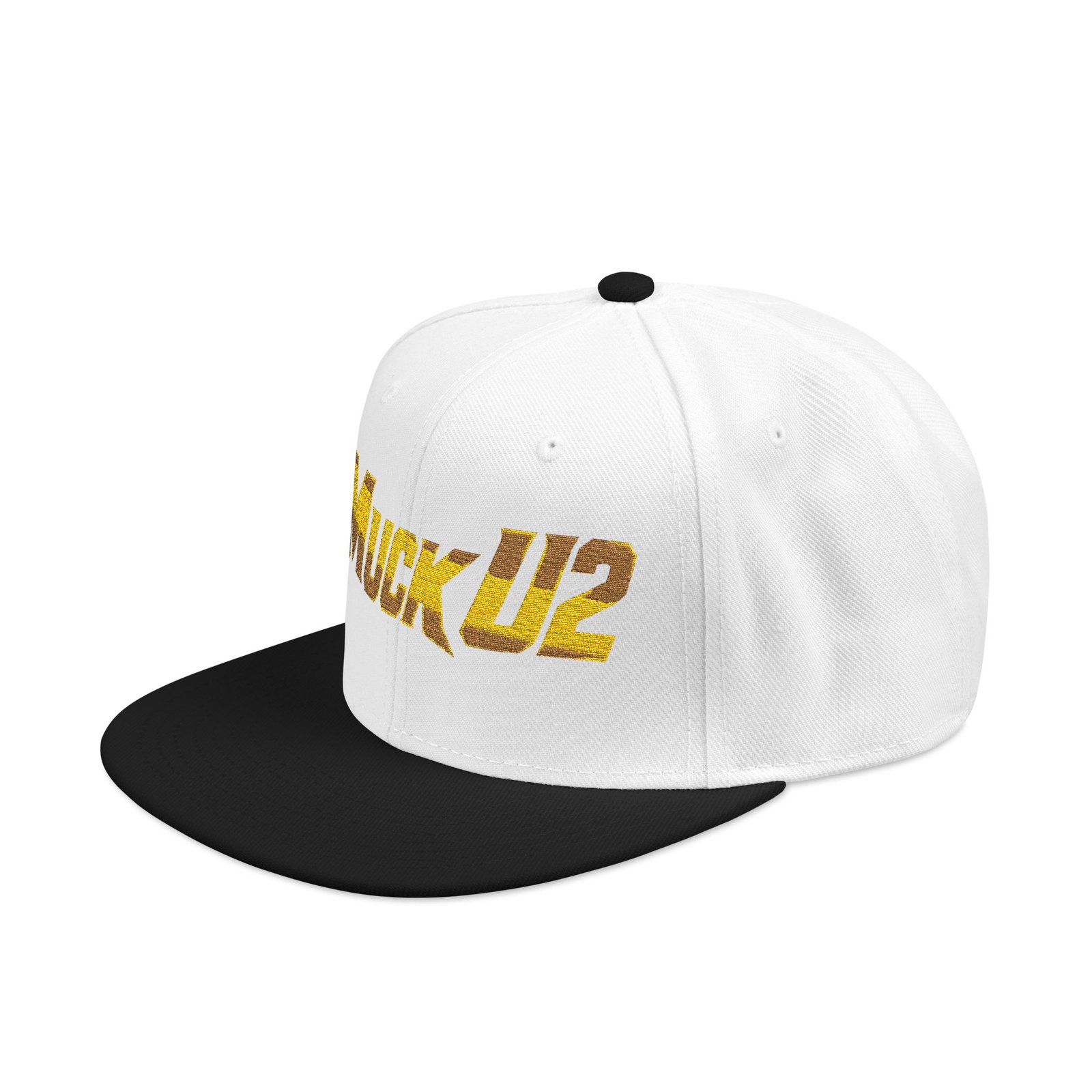 MuckU2 Snapback Poker Cap – Gold Logo