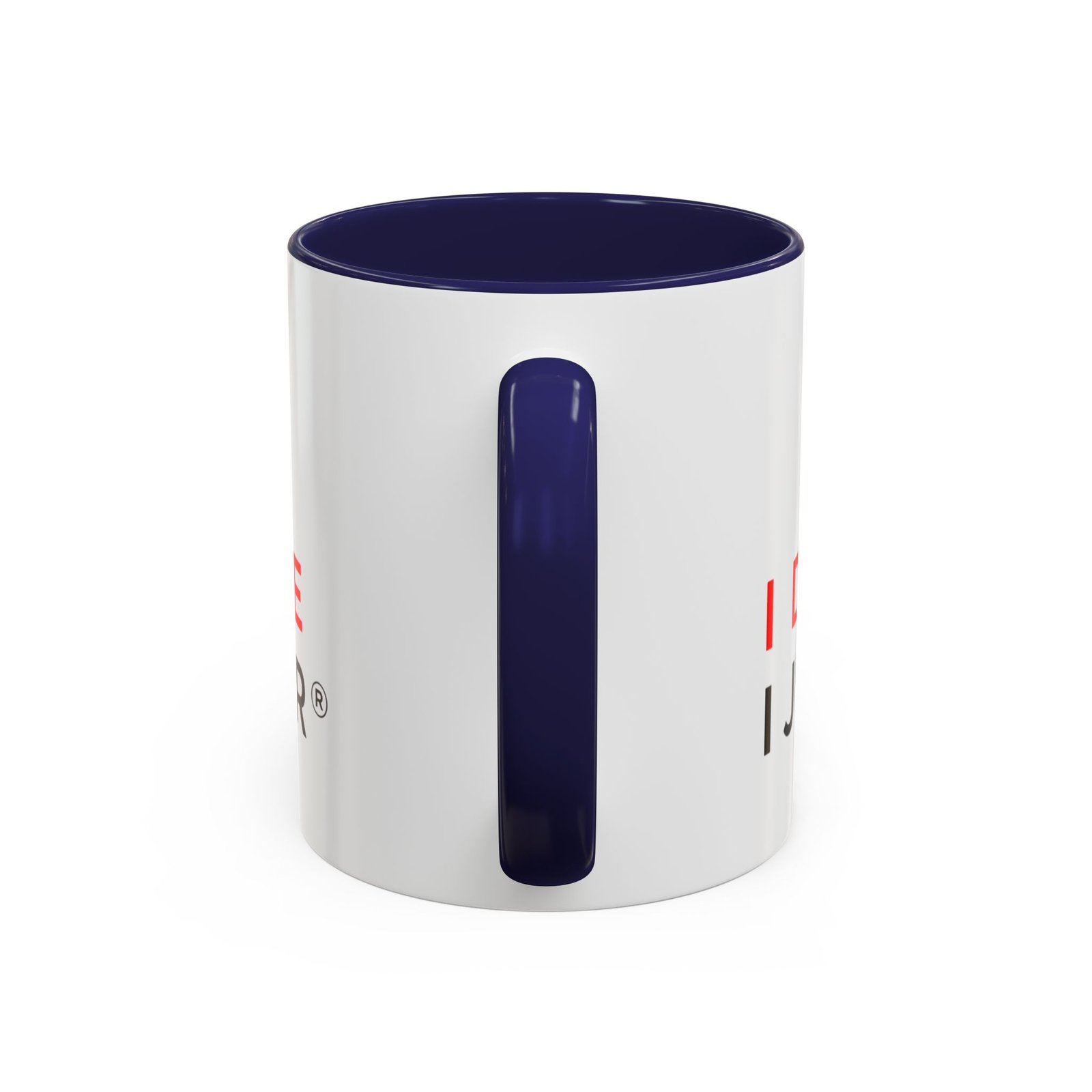 I Don’t Gamble, I Just Play Poker White Mug – Red & Black Logo