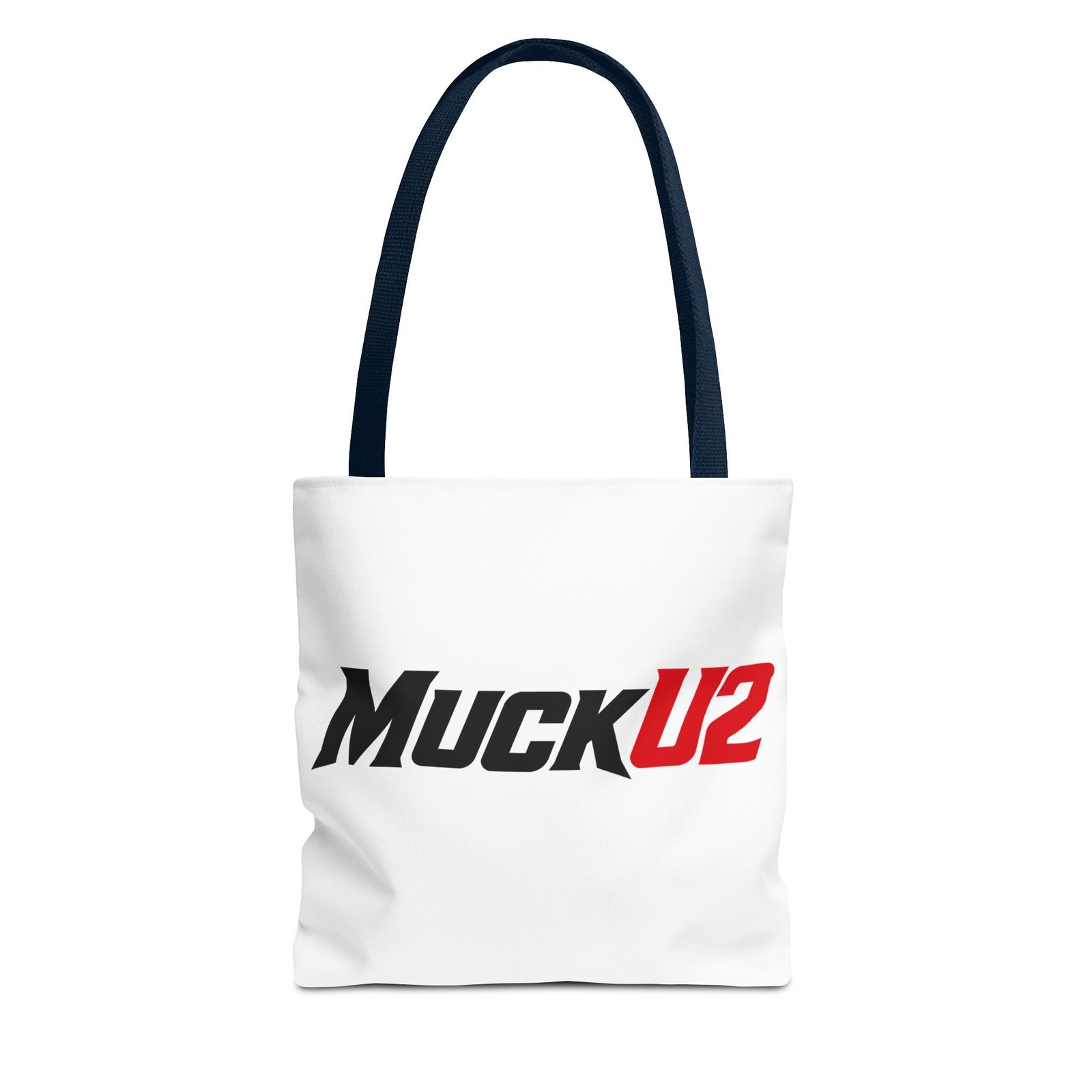 MuckU2 Canvas Tote Bag – Black & Red Poker Logo