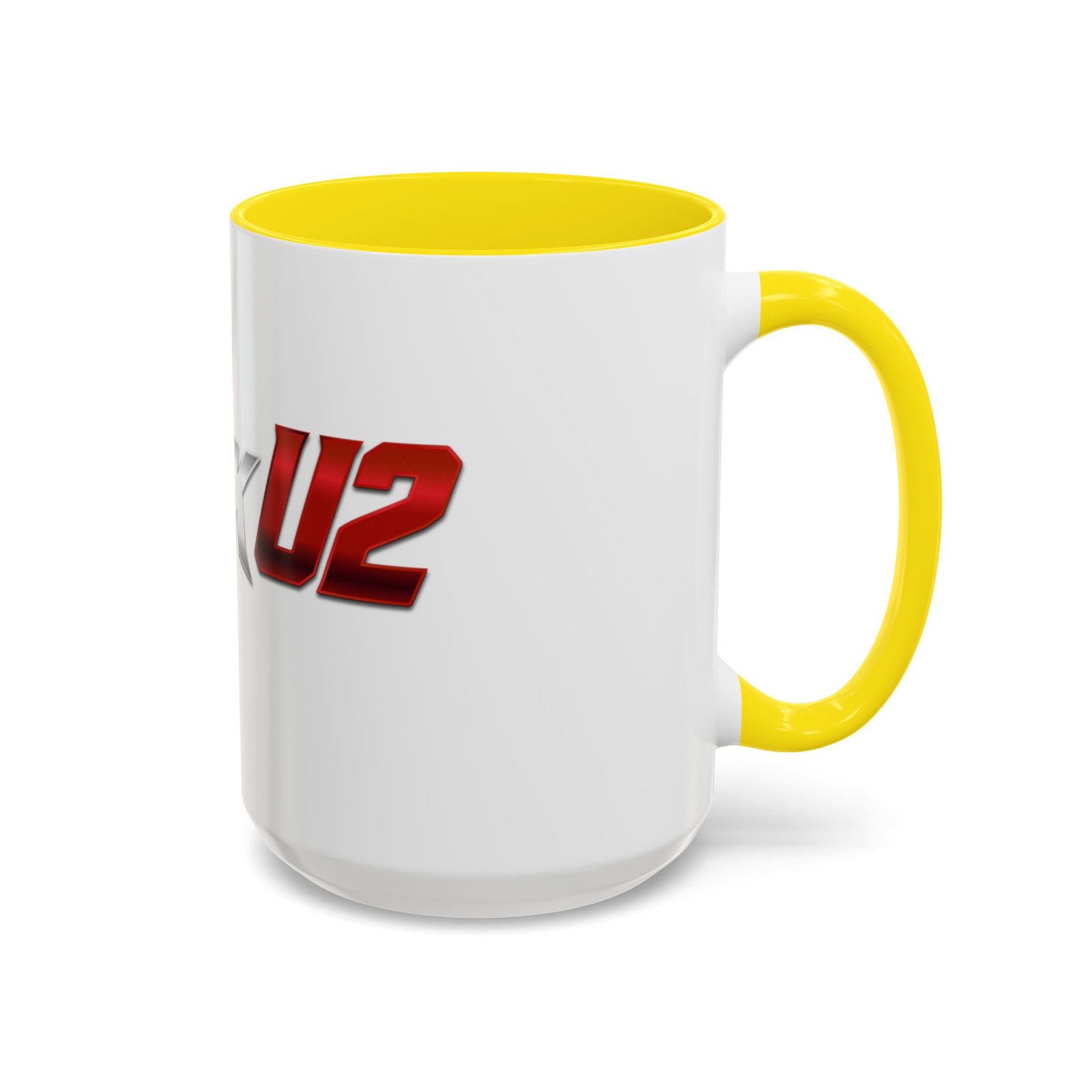 MuckU2 Mug – Silver & Red Logo Poker Coffee Mug