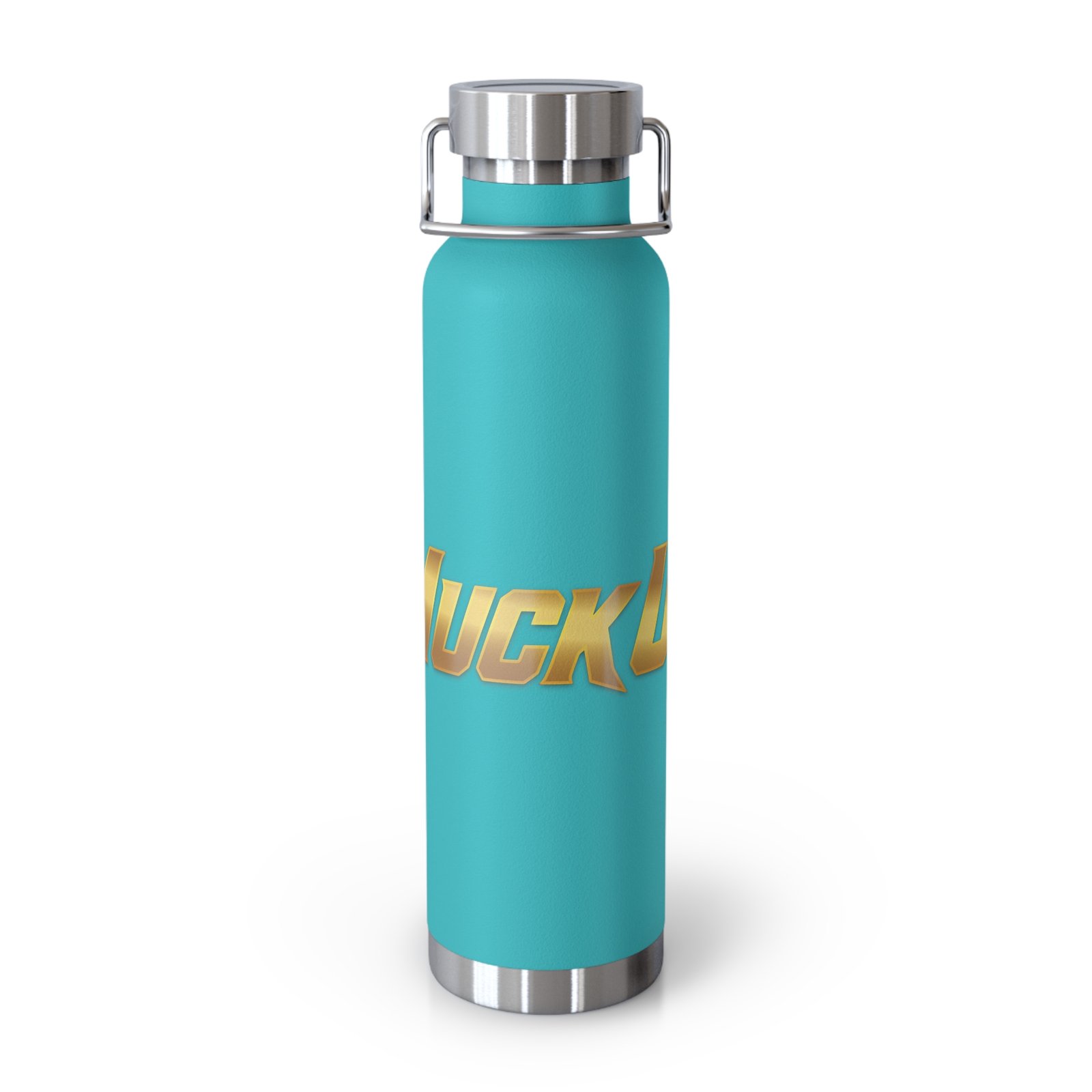 MuckU2 Insulated Water Bottle – Gold Logo