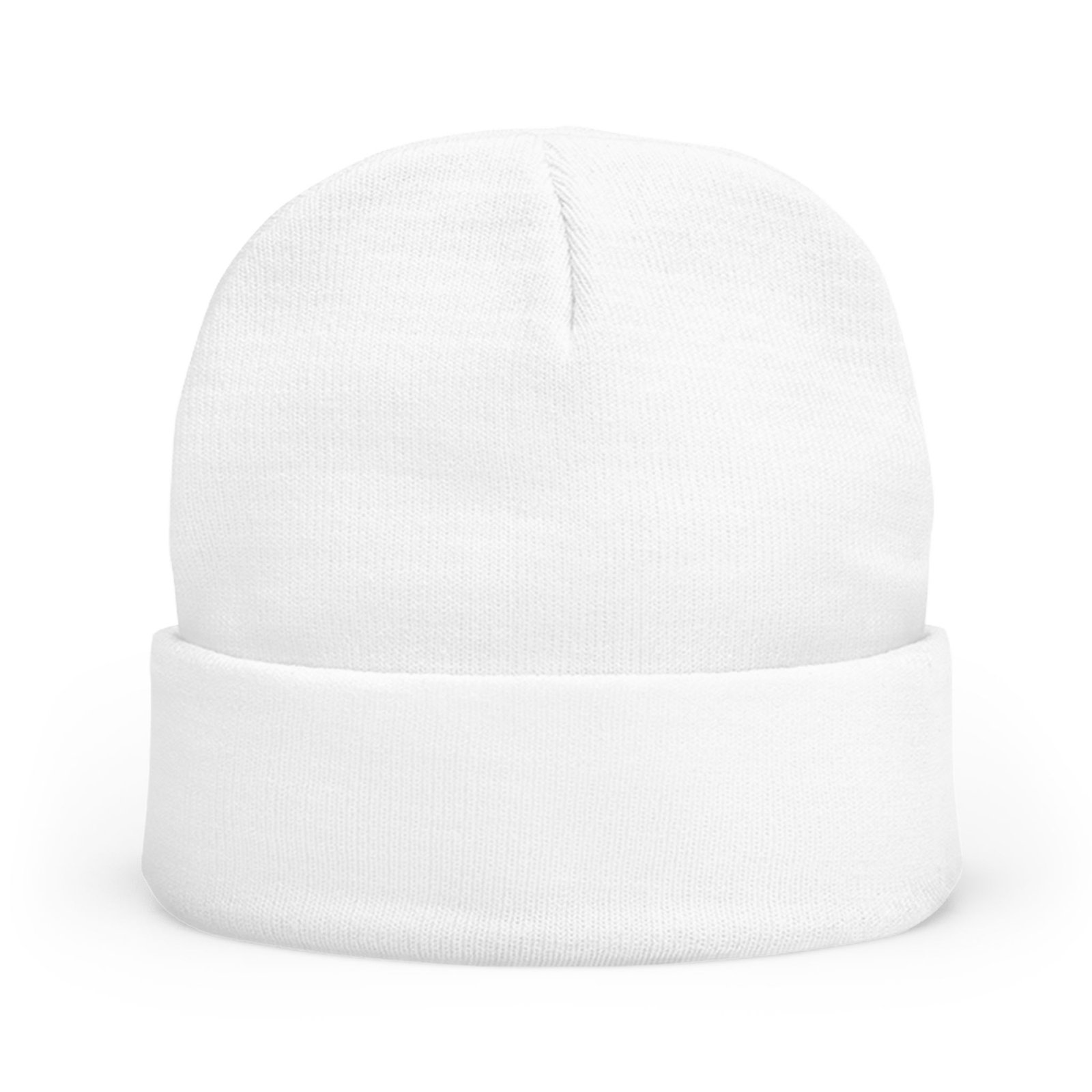 I Just Play Poker Beanie – White & Red Logo