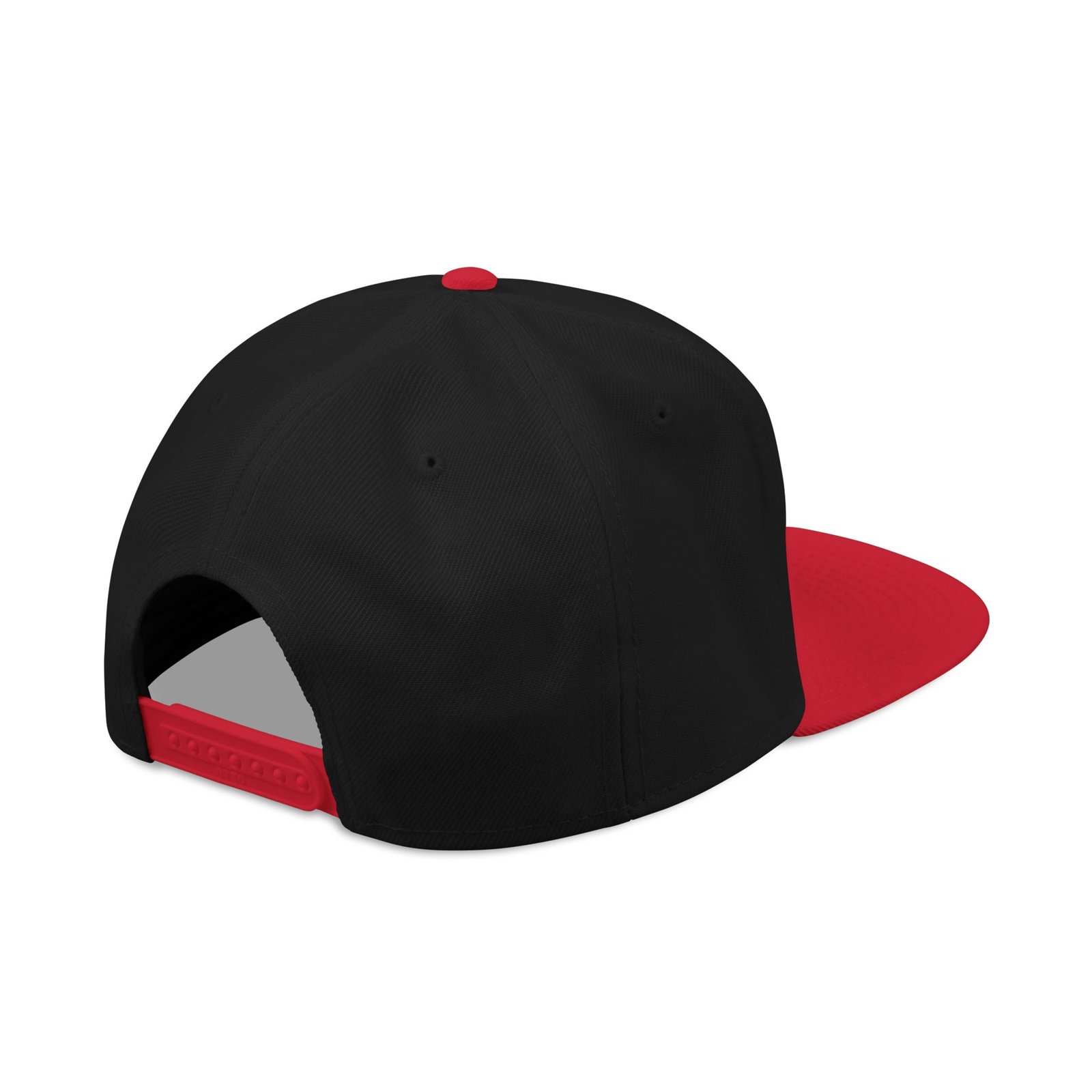 MuckU2 Snapback Poker Cap – Gradient Silver & Red Logo